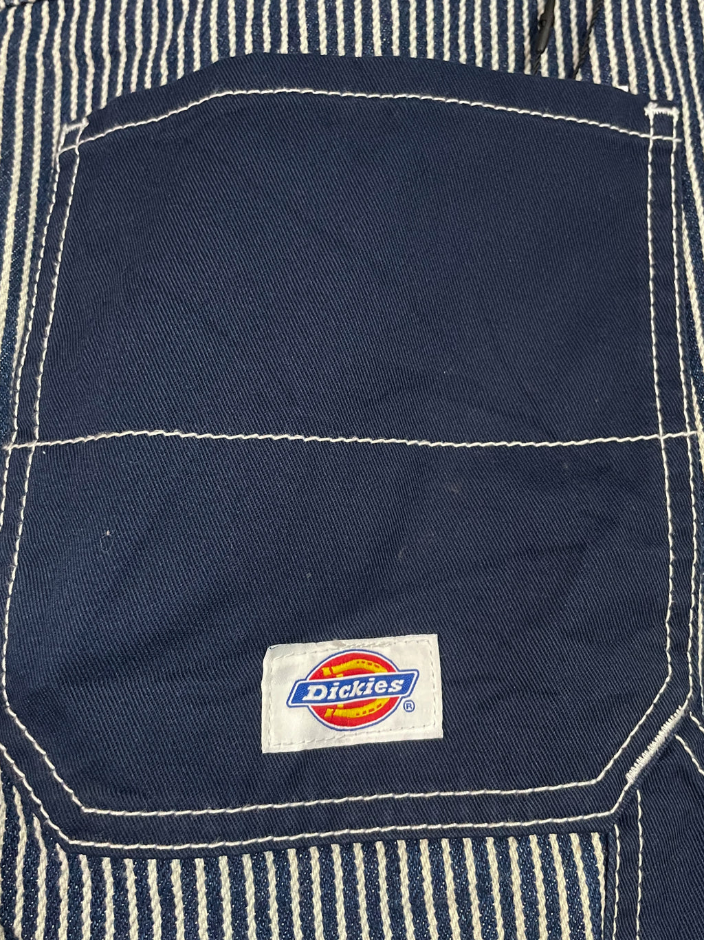 Dickies Stripe Carpenter Jeans - 34 (Large)