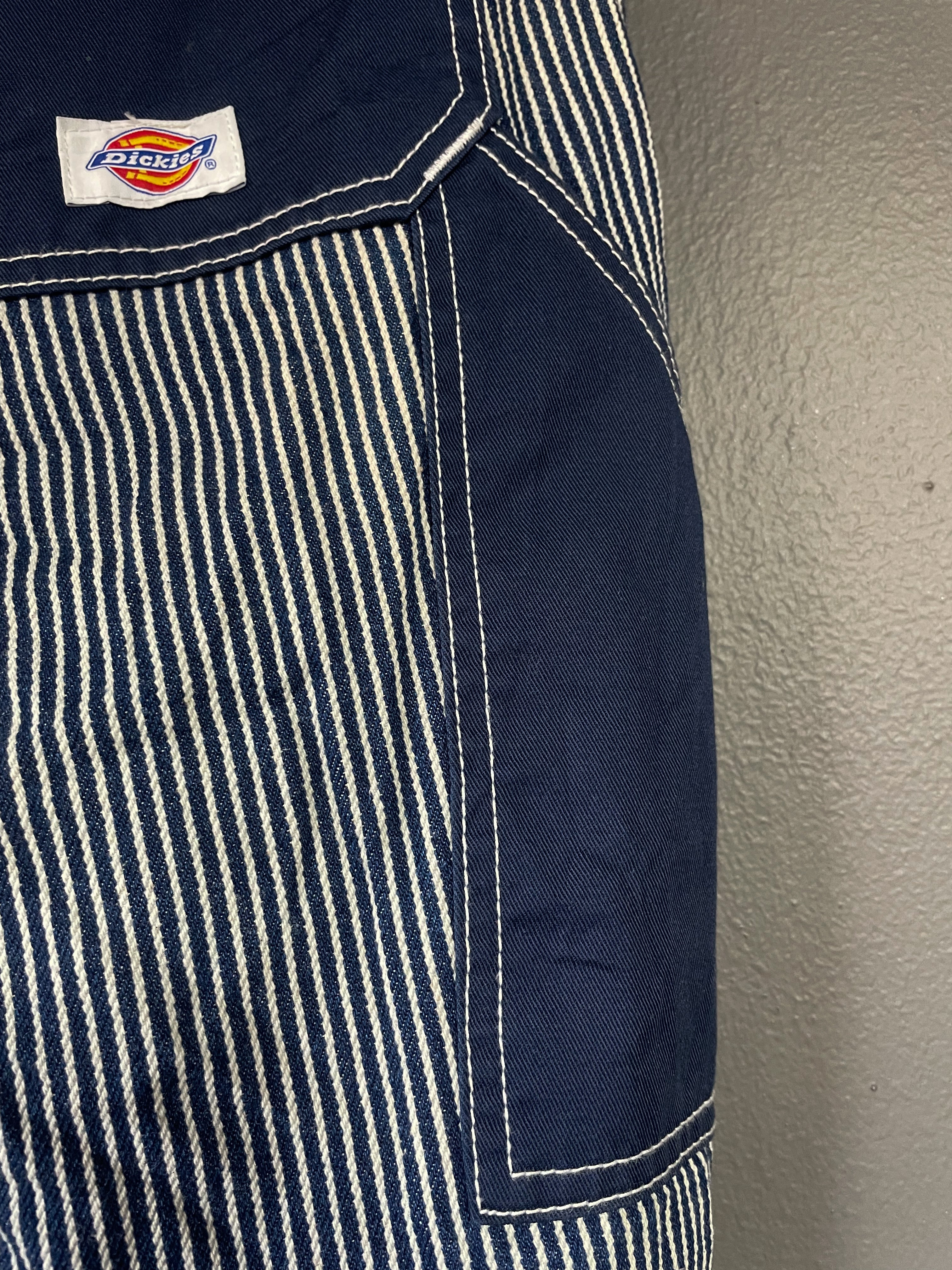 Dickies Stripe Carpenter Jeans - 34 (Large)