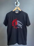 Burberry Split Chest Logo Tee - Large