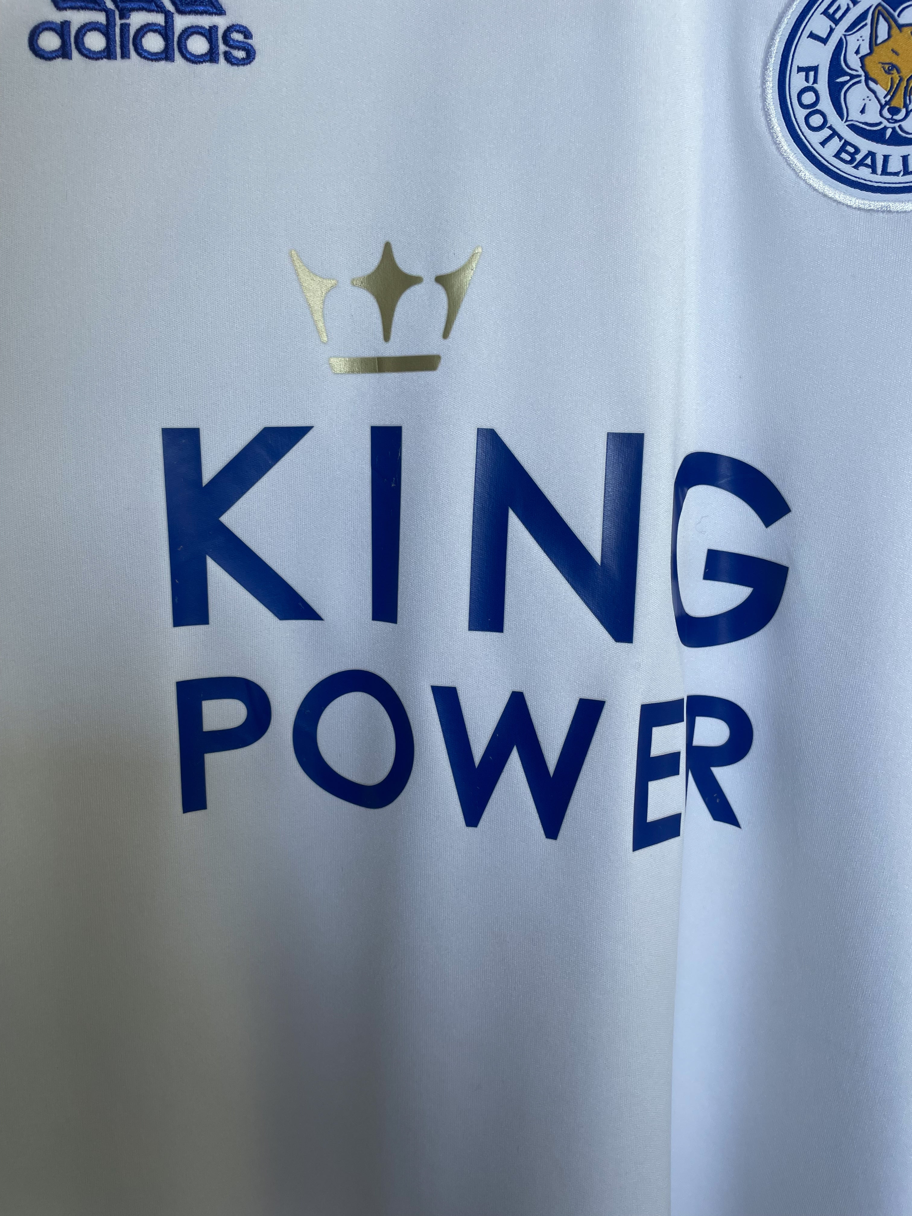 Leicester City 2017/2018 Adidas Away Football Jersey - Medium
