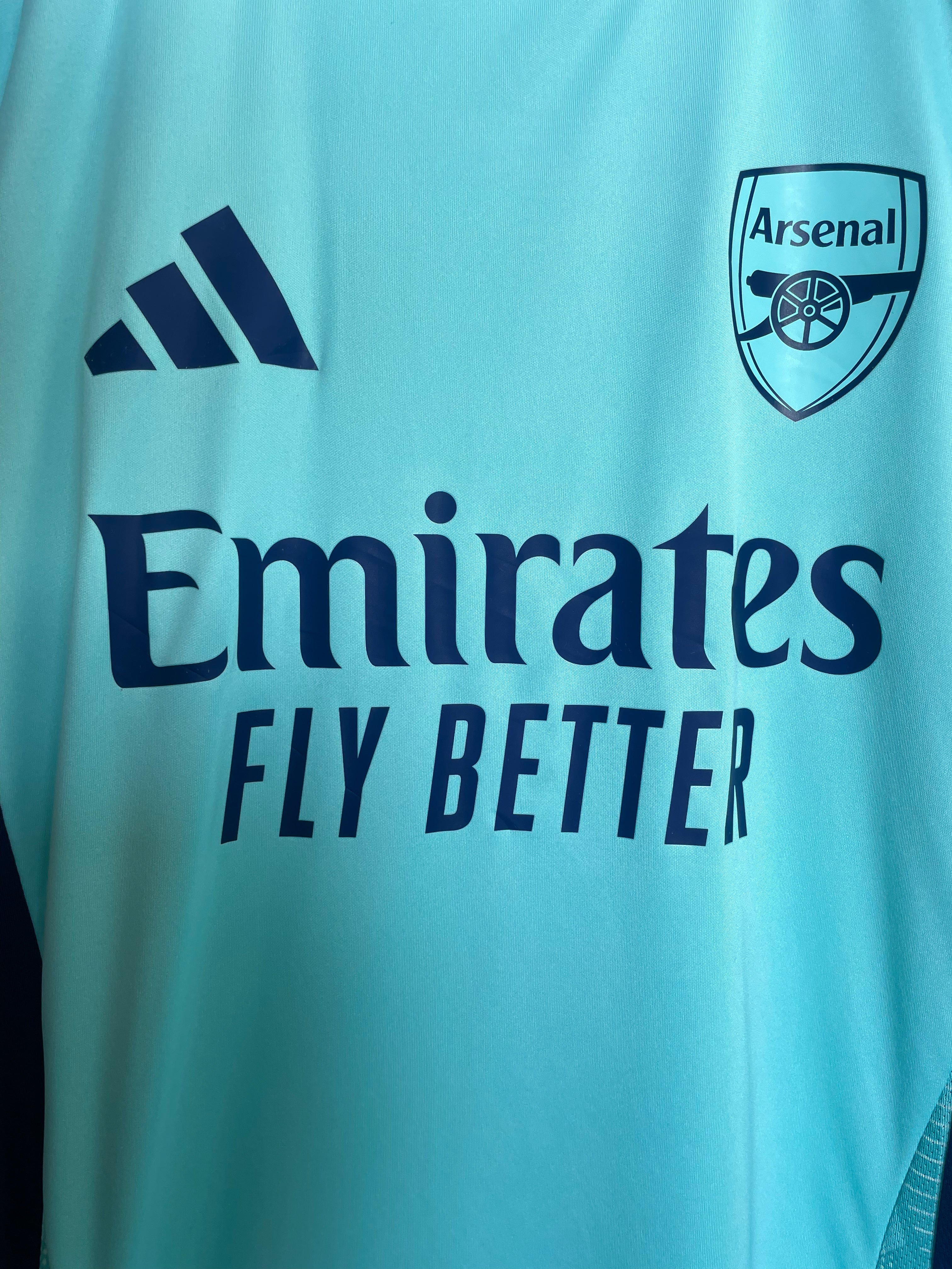 Arsenal FC 2024/25 Adidas Training Football Jersey - Small