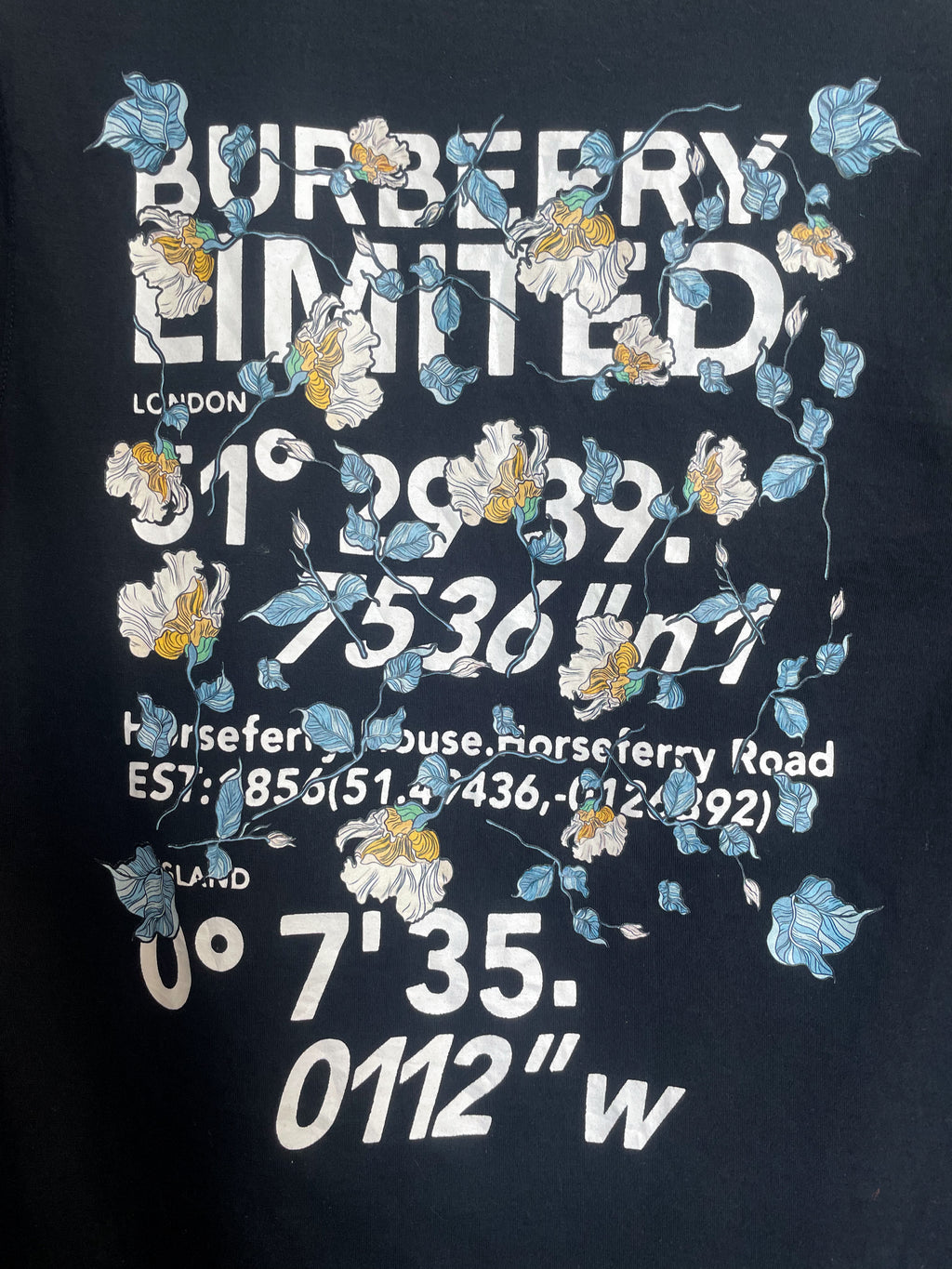 Burberry Flowers Tee - Small