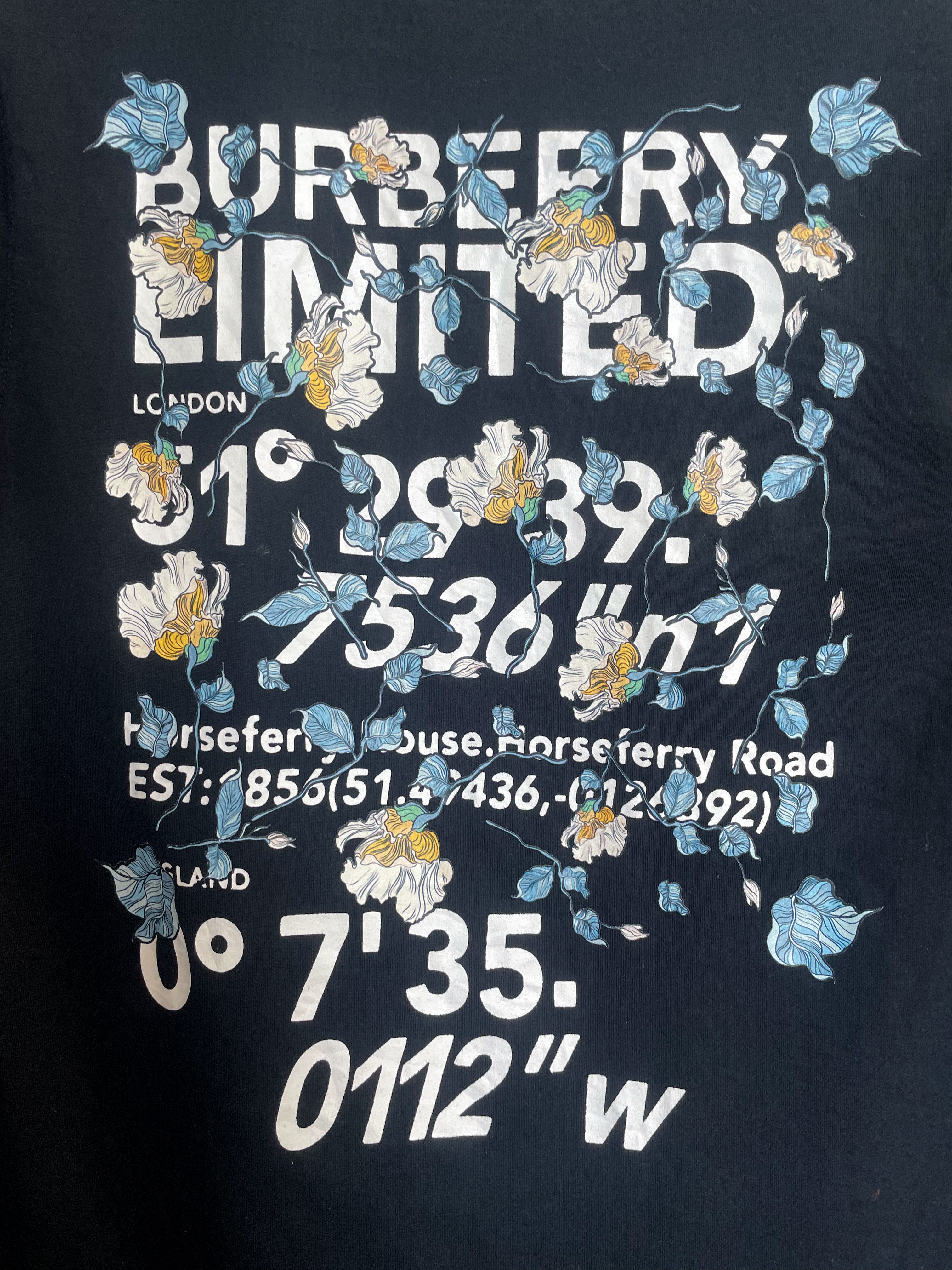 Burberry Flowers Tee - Small