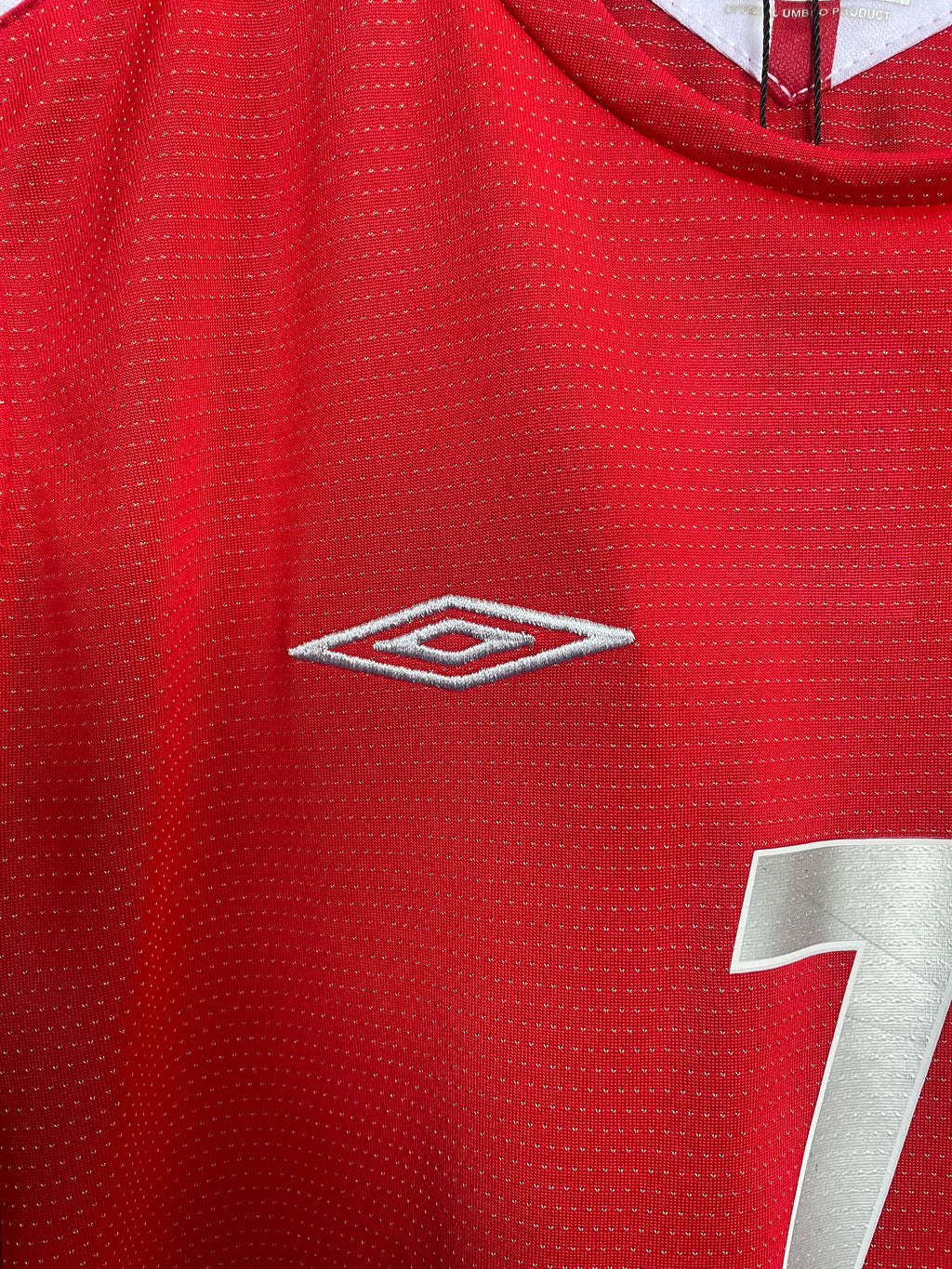 Engalnd 2004/06 "Beckham 7" Umbro Away Football Jersey - XS