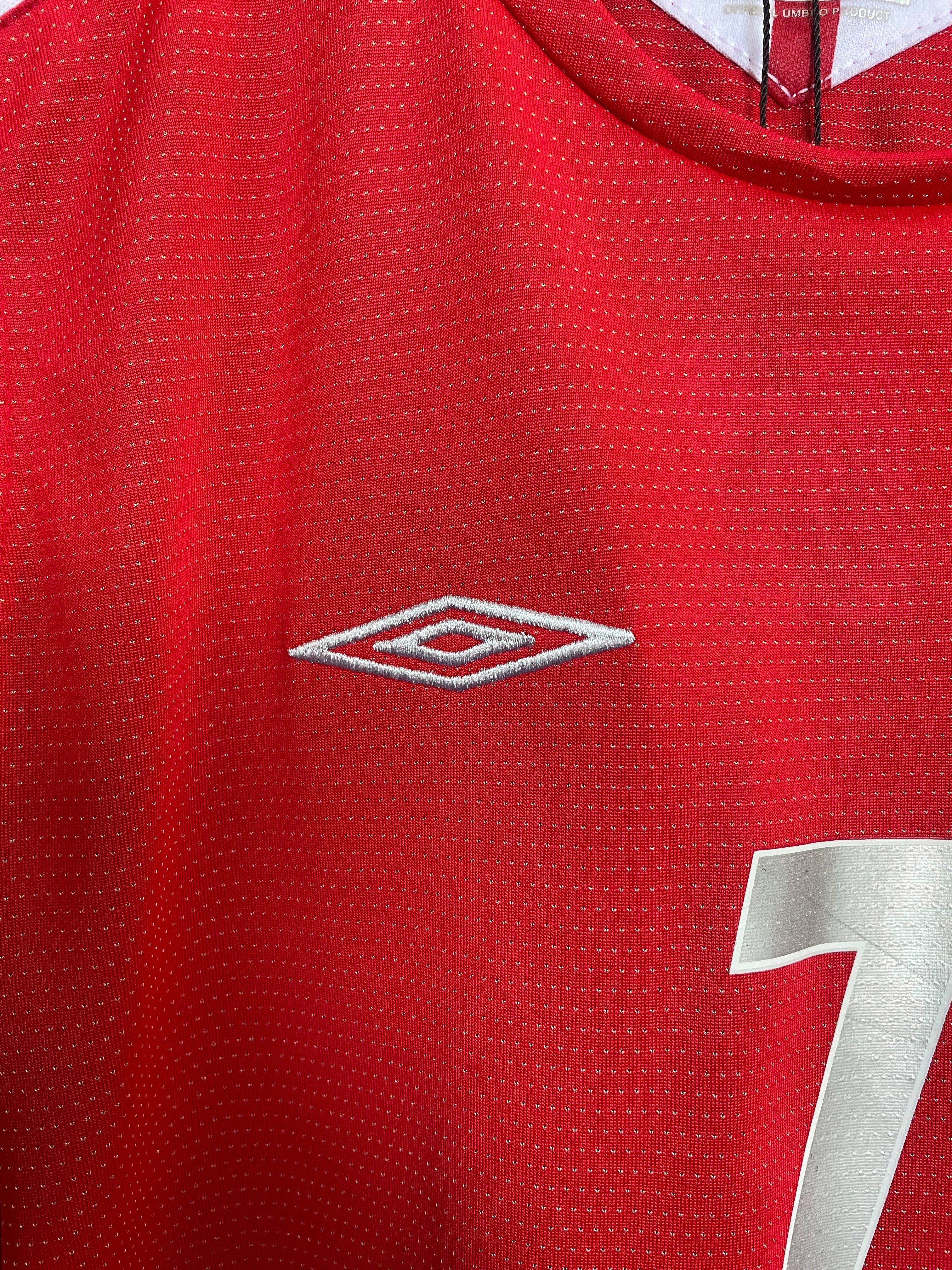 Engalnd 2004/06 "Beckham 7" Umbro Away Football Jersey - XS