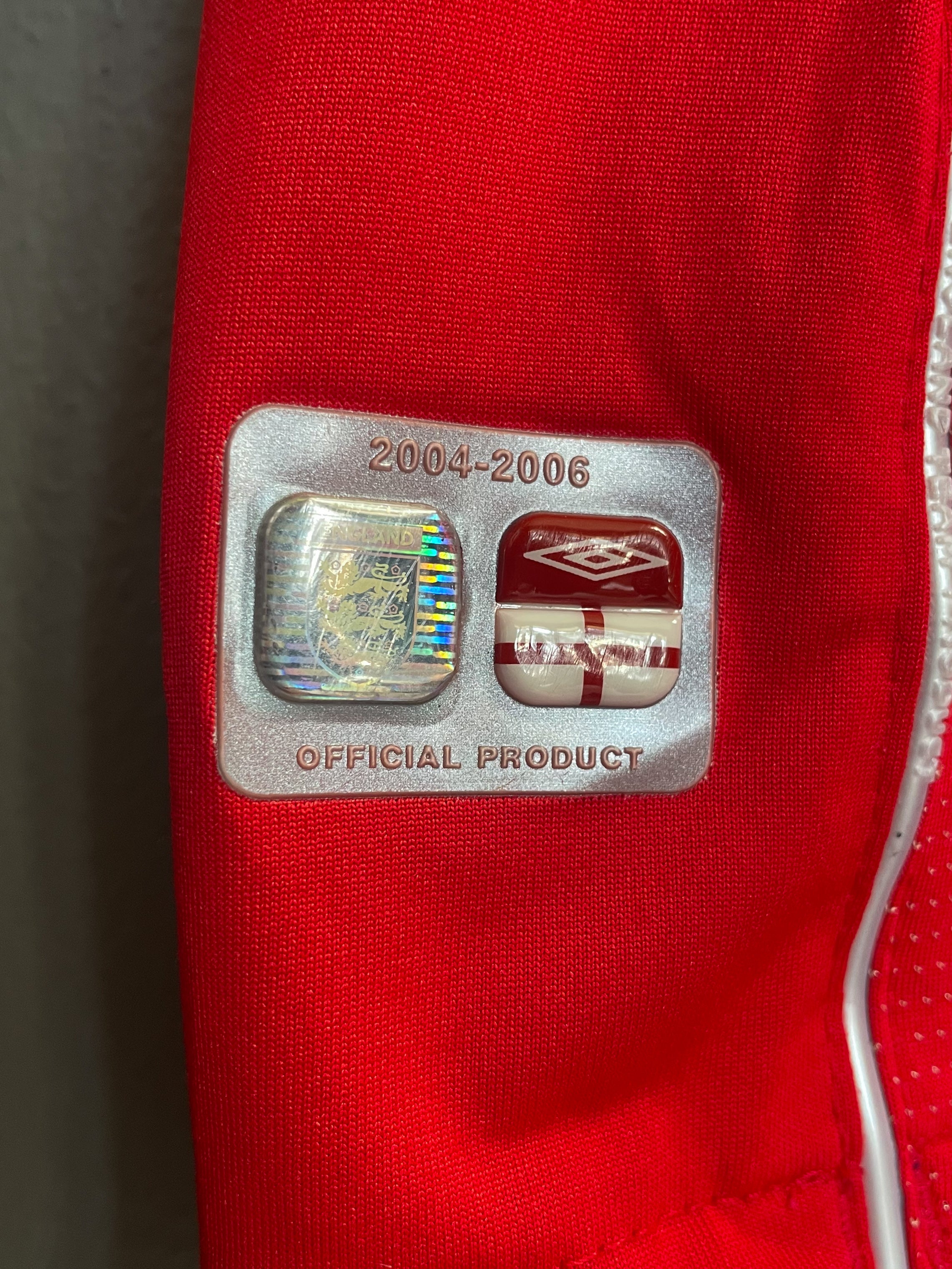 Engalnd 2004/06 "Beckham 7" Umbro Away Football Jersey - XS