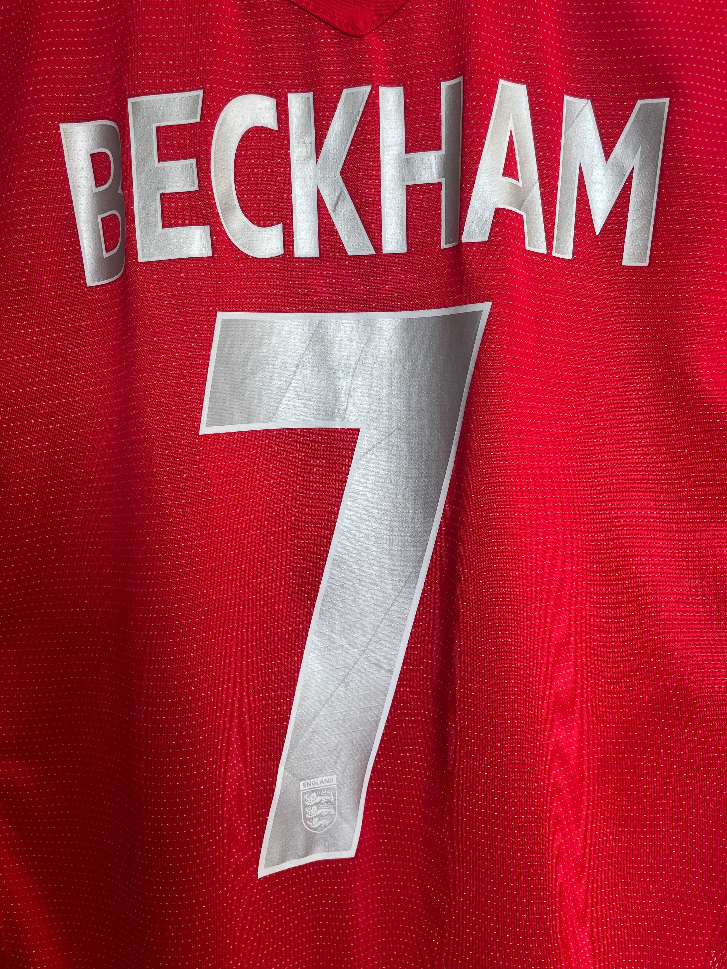 Engalnd 2004/06 "Beckham 7" Umbro Away Football Jersey - XS
