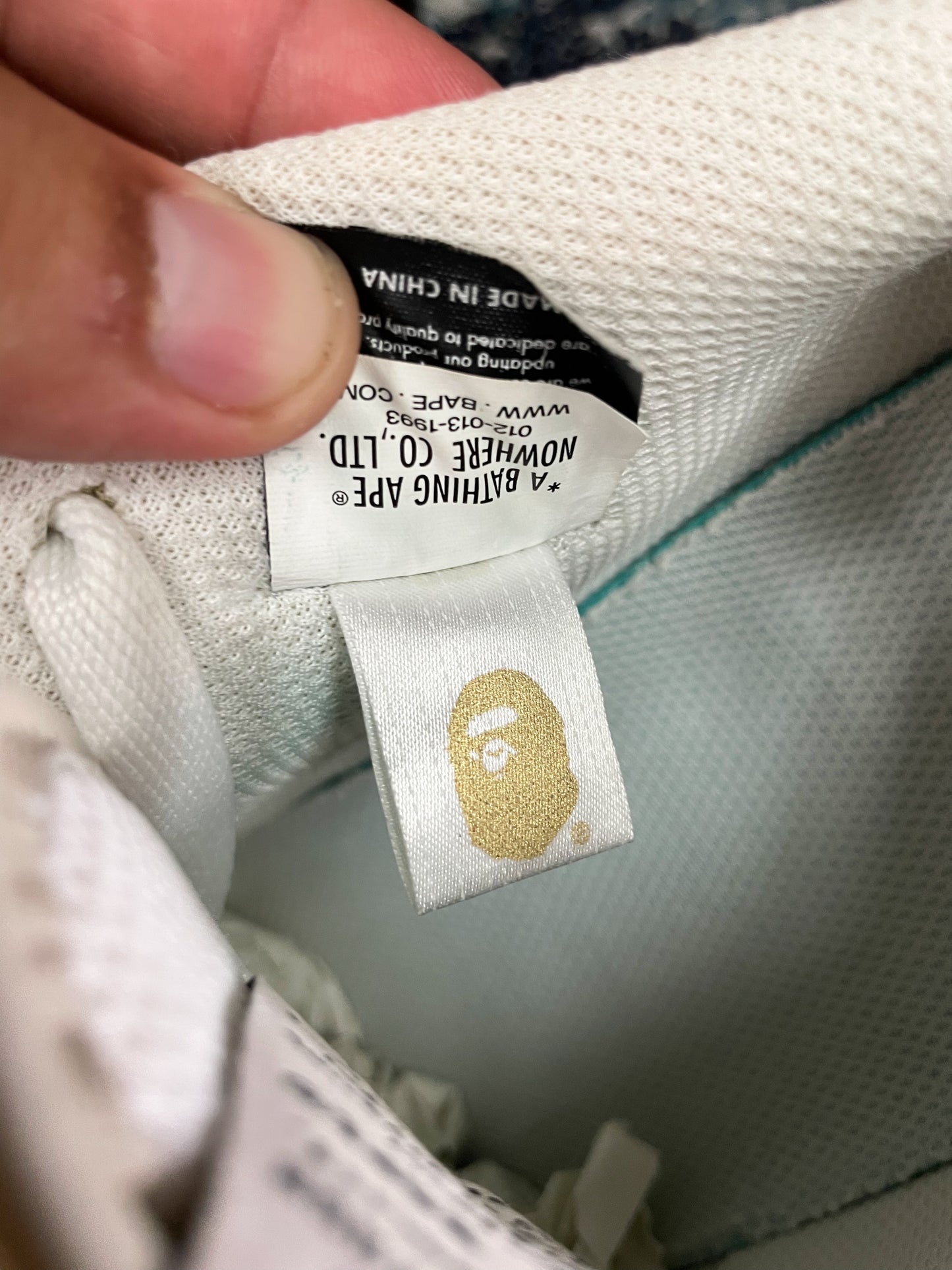 A Bathing Ape BAPE Sk8 Sta #1 'Beige Snakeskin' Sneaker - UK9