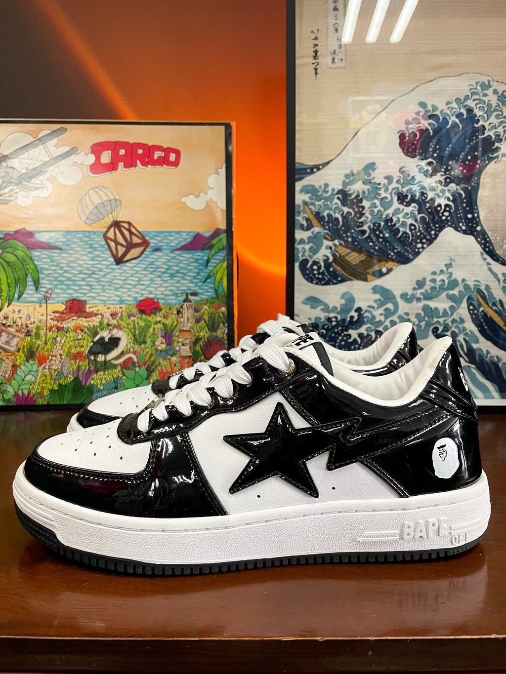 A Bathing Ape Bape Sta Low Sneaker - UK8