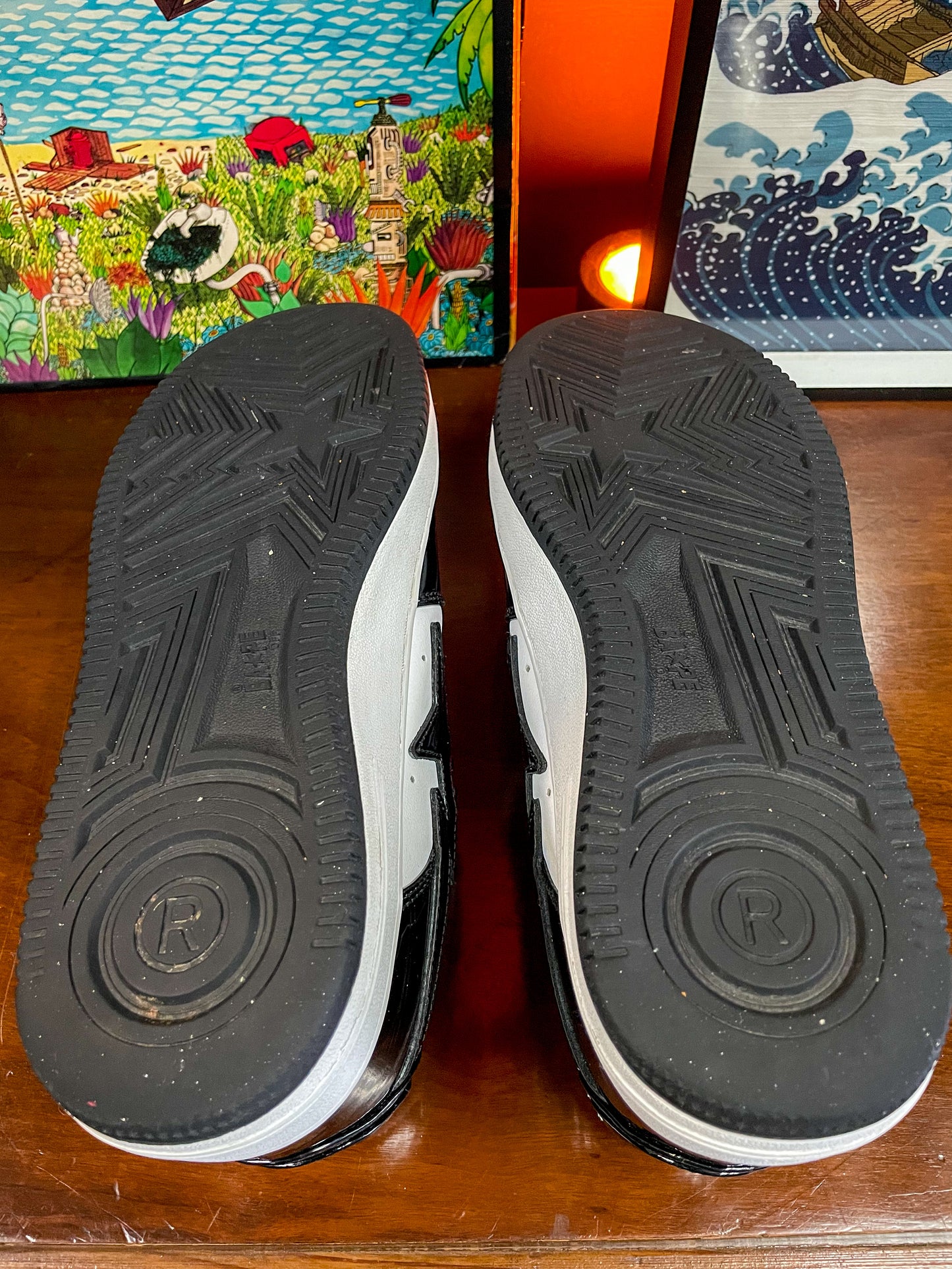 A Bathing Ape Bape Sta Low Sneaker - UK8