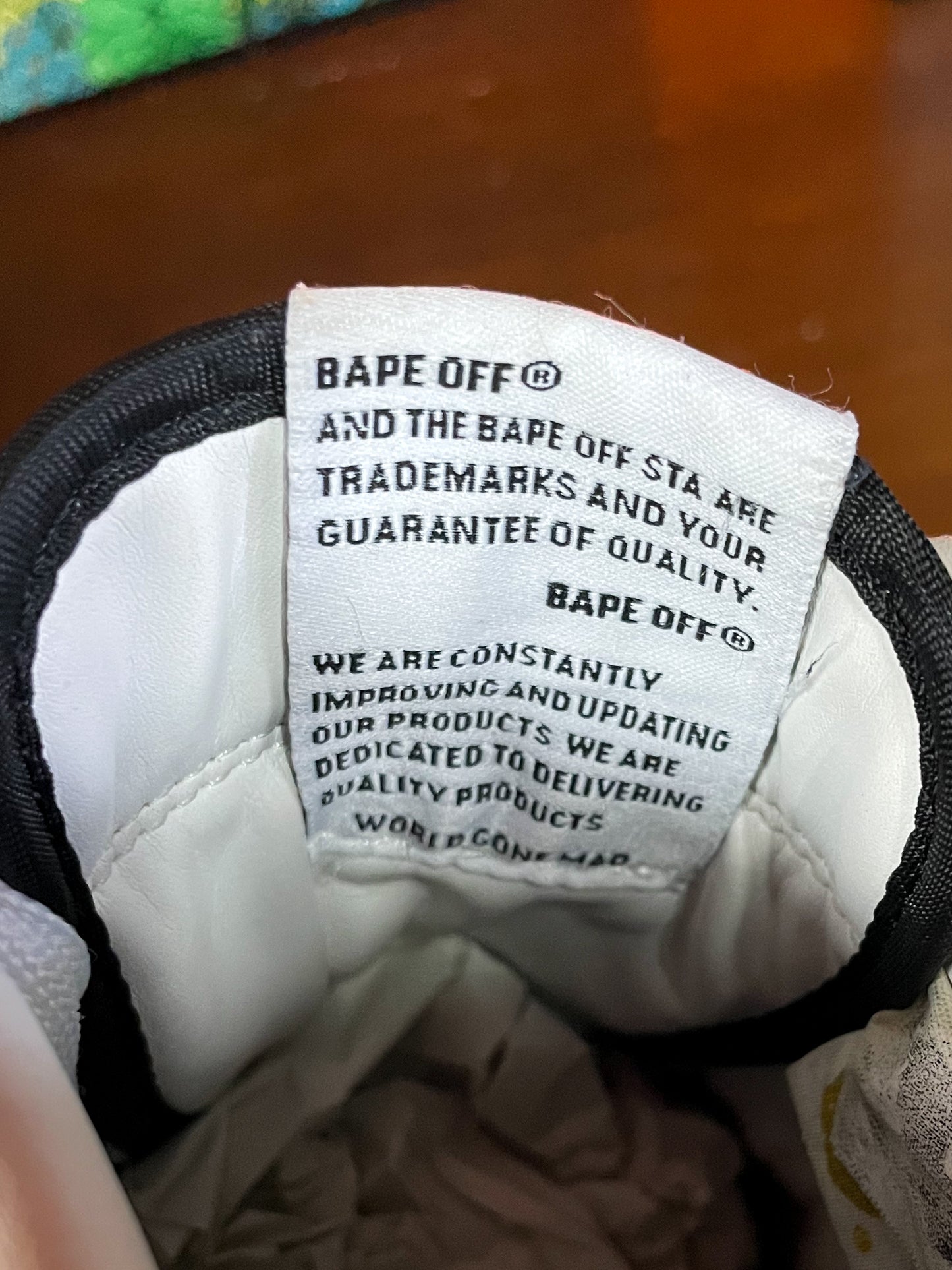 A Bathing Ape Bape Sta Low Sneaker - UK8