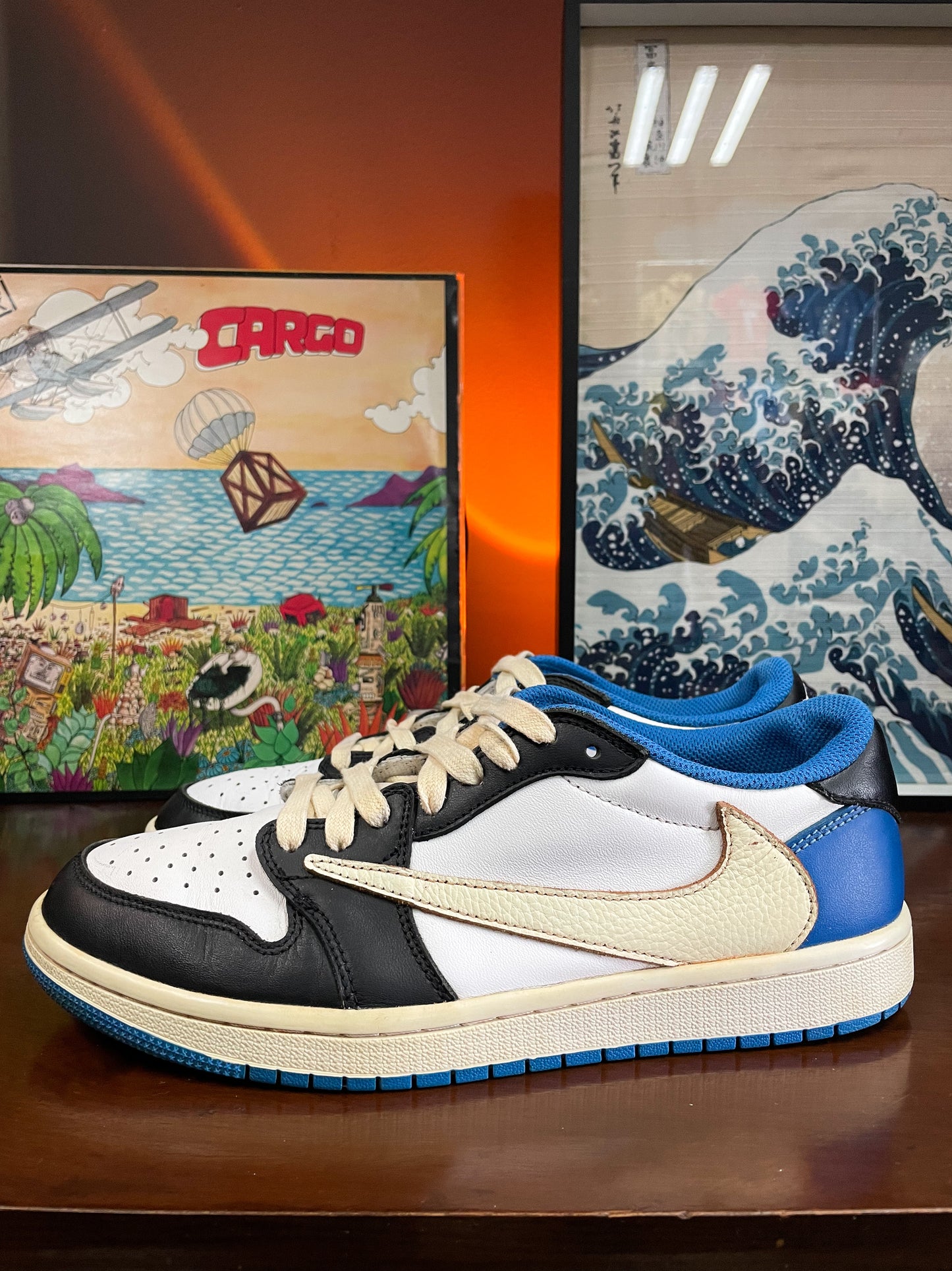 Jordan 1 Retro Low OG SP Travis Scott x Fragment sneaker - UK8