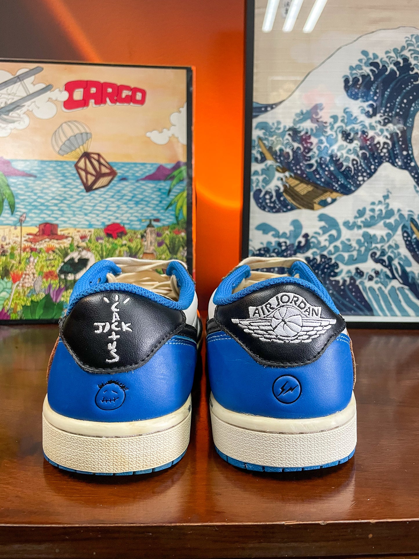 Jordan 1 Retro Low OG SP Travis Scott x Fragment sneaker - UK8