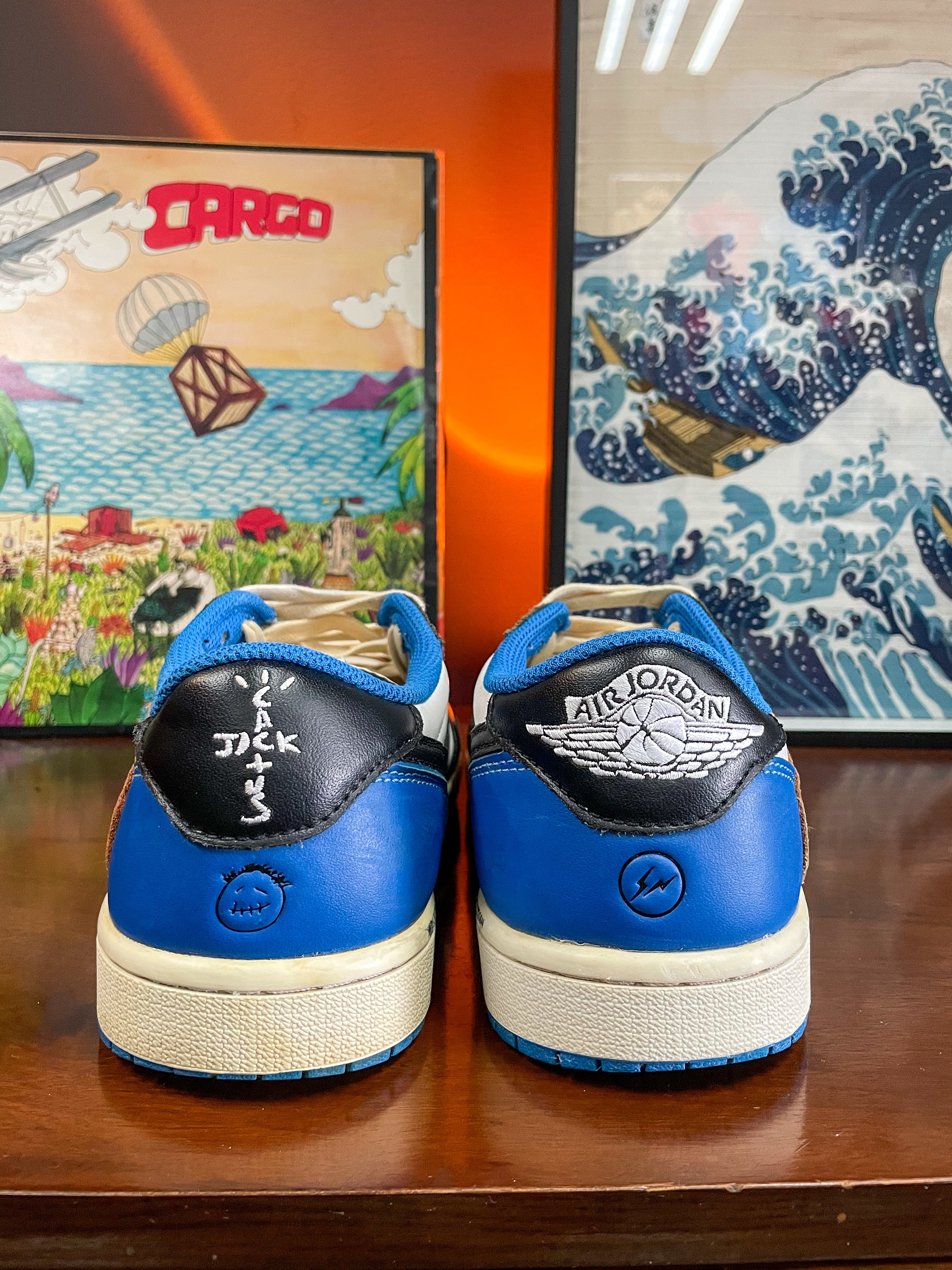 Jordan 1 Retro Low OG SP Travis Scott x Fragment sneaker - UK8