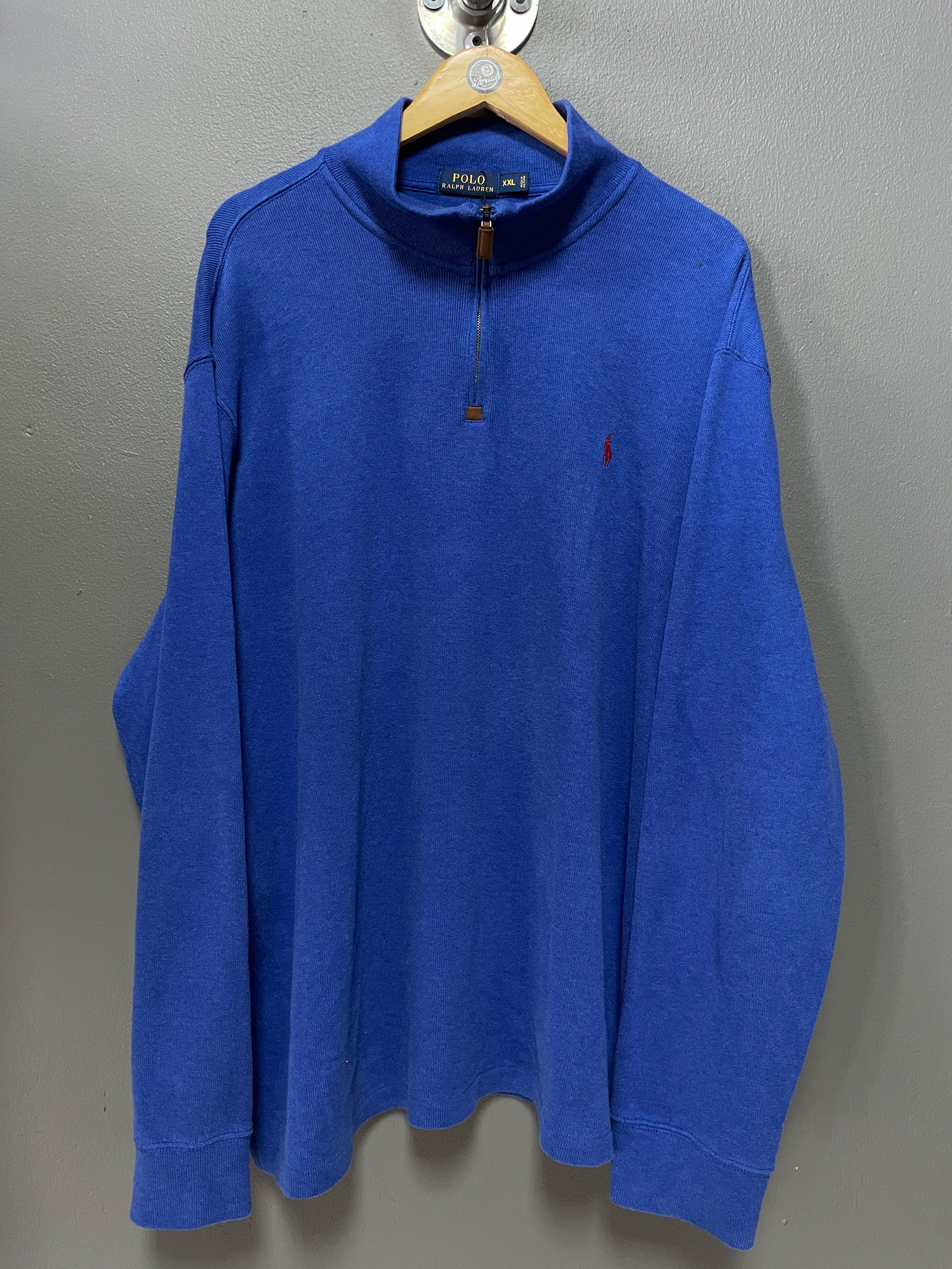 Polo Ralph Lauren Small Pony 1/4 Zip Sweater - XXL