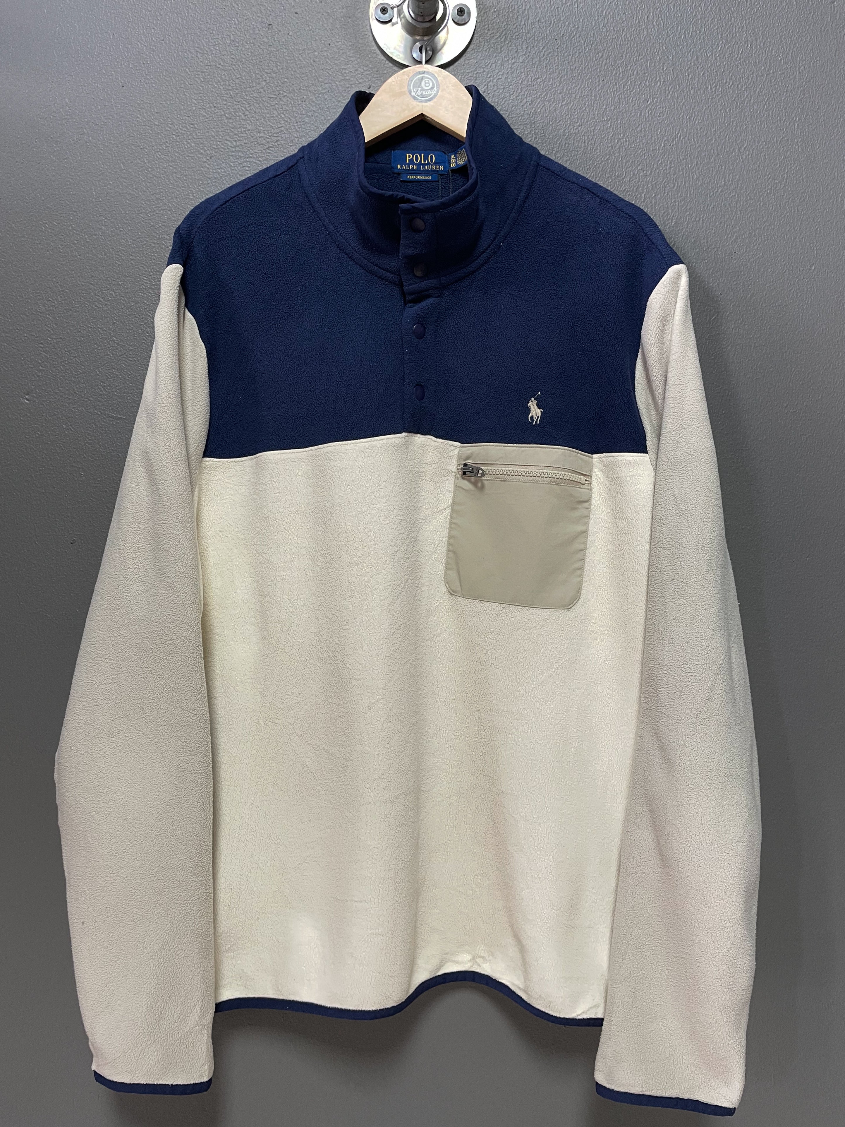 Polo Ralph Lauren Snap-T Fleece Sweater - Extra Large