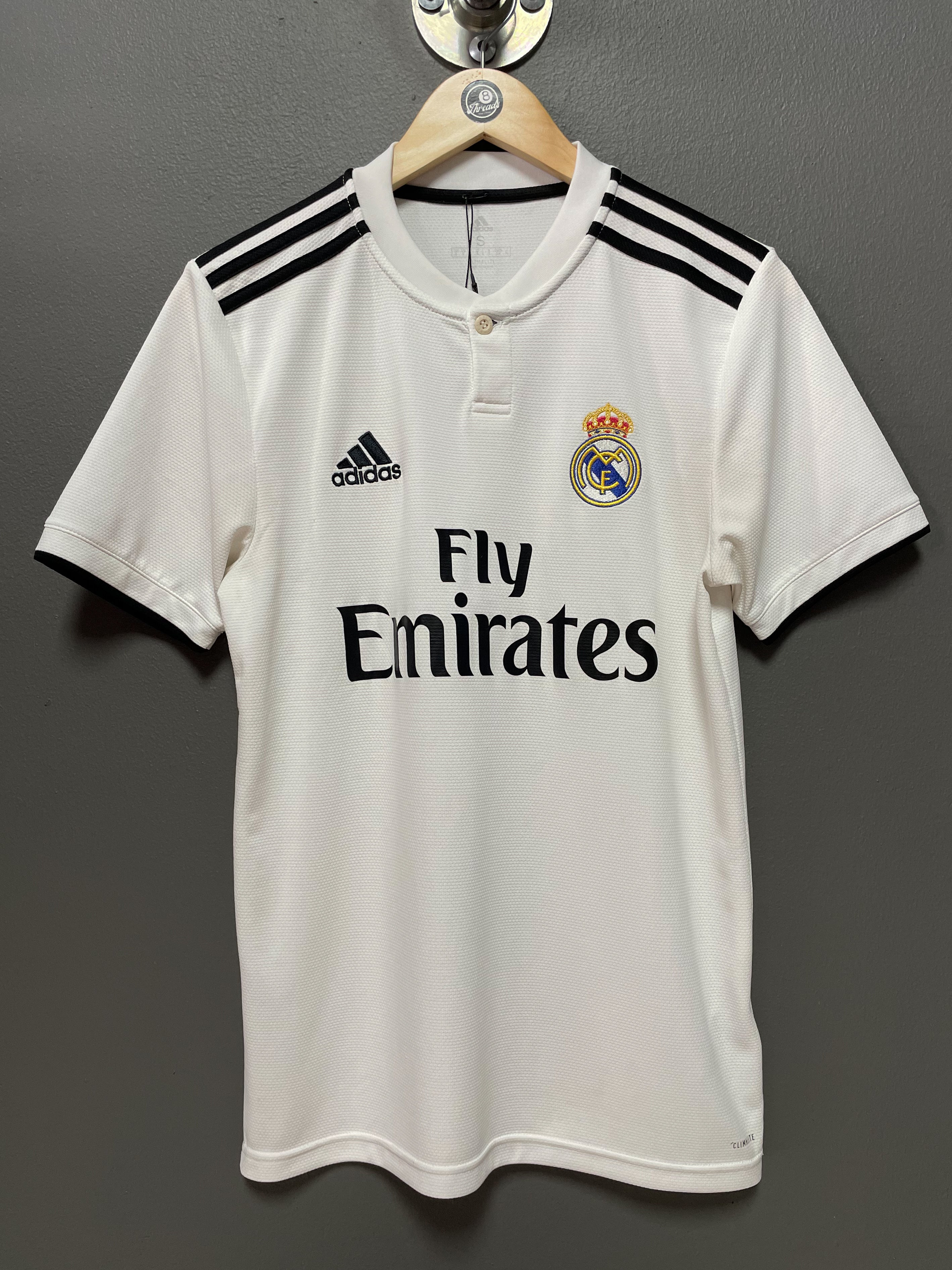 Real Madrid 2018/19 Adidas Home Football Jersey - Small