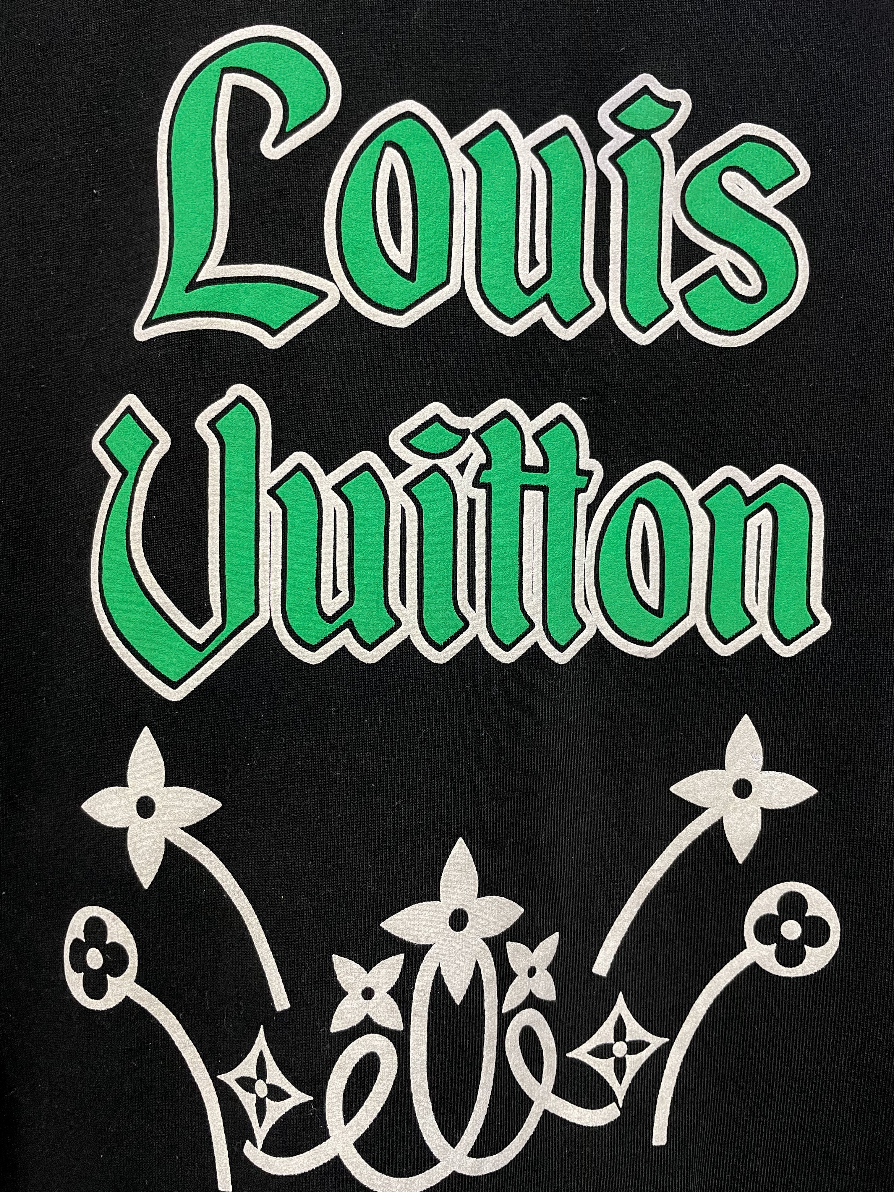 Louis Vuitton Floral Label Tee - Medium