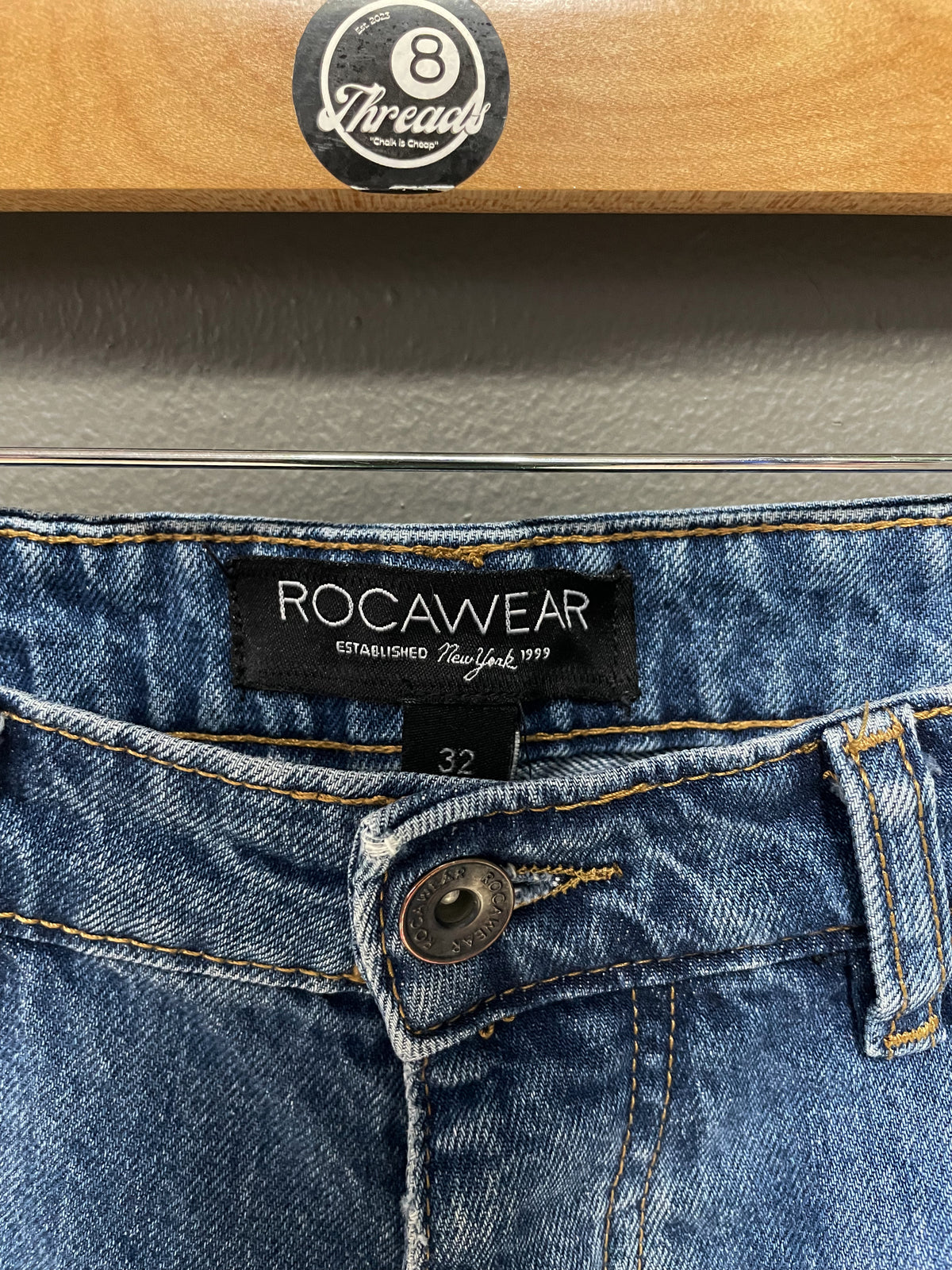 Rocawear Y2K Denim Shorts - 32 (Medium)
