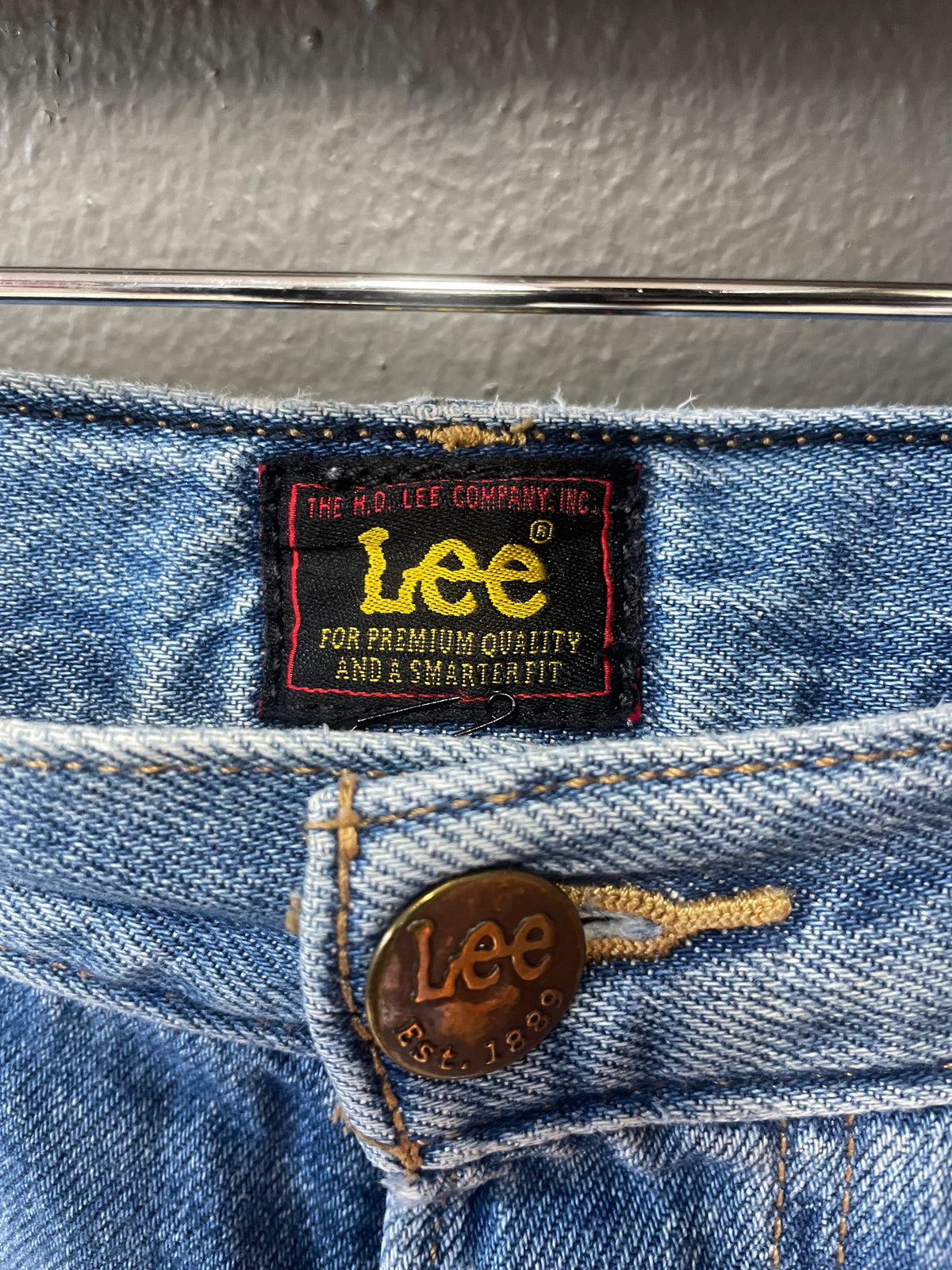 Lee Y2K Denim Shorts - 32 (Medium)