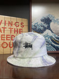 Stussy Stock Logo Tie-dye Bucket Hat