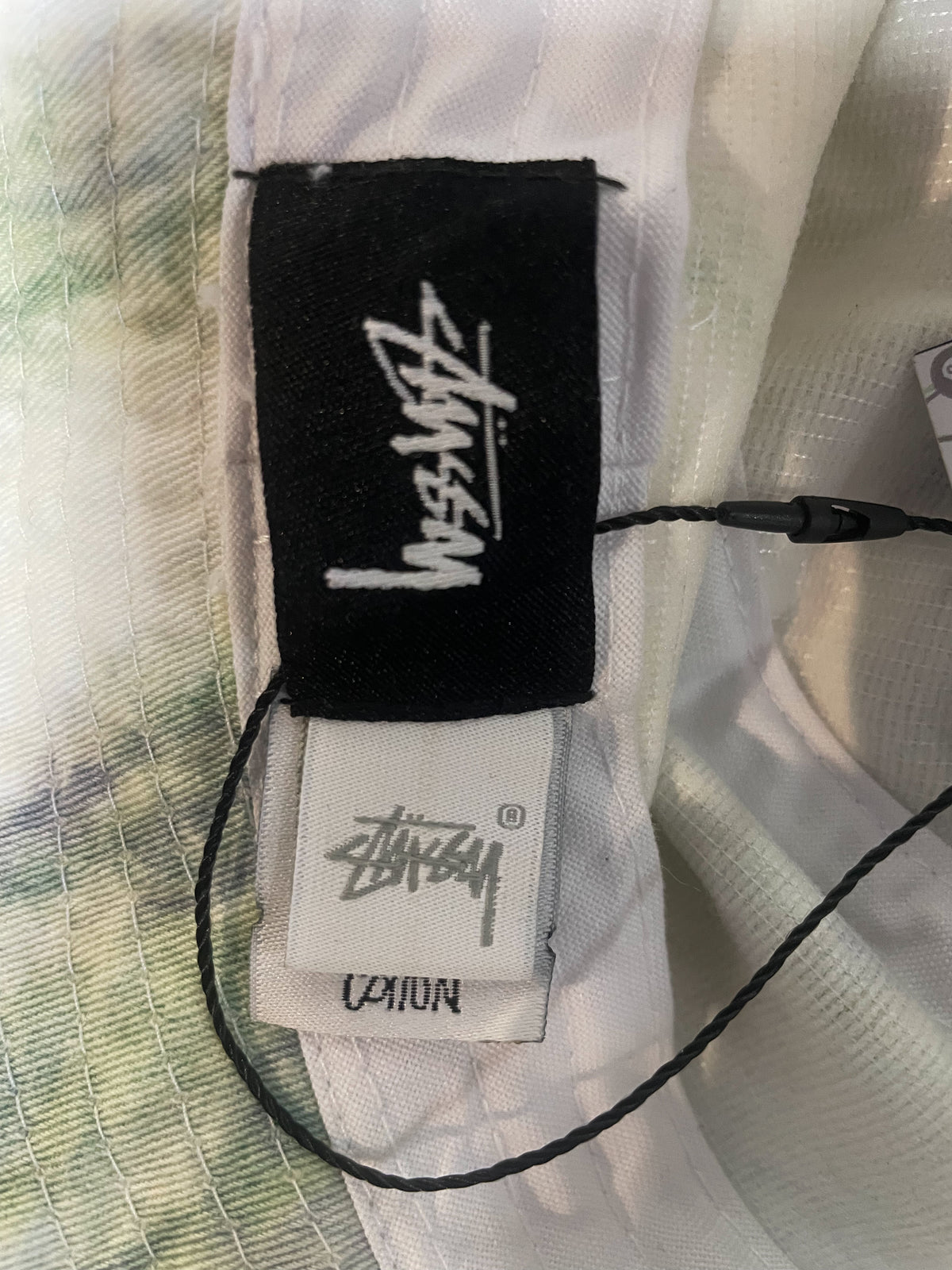 Stussy Stock Logo Tie-dye Bucket Hat