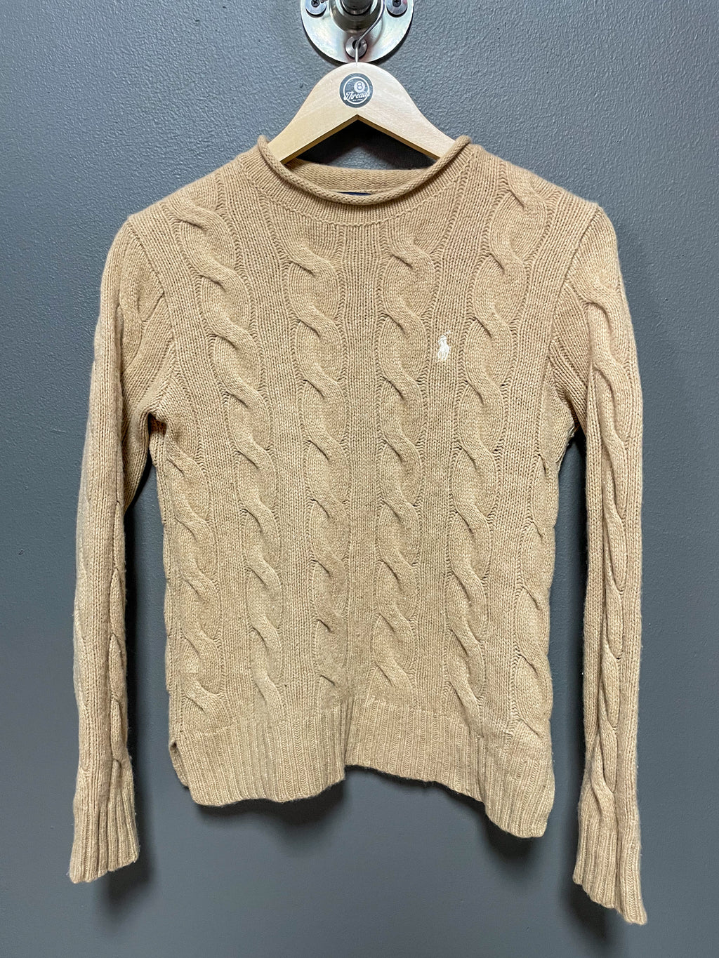 Polo Ralph Lauren Ladies Cable Knit Sweater - Small