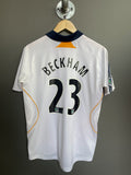 LA Galaxy 2007/08 Beckham Adidas Home Football Jersey - Medium
