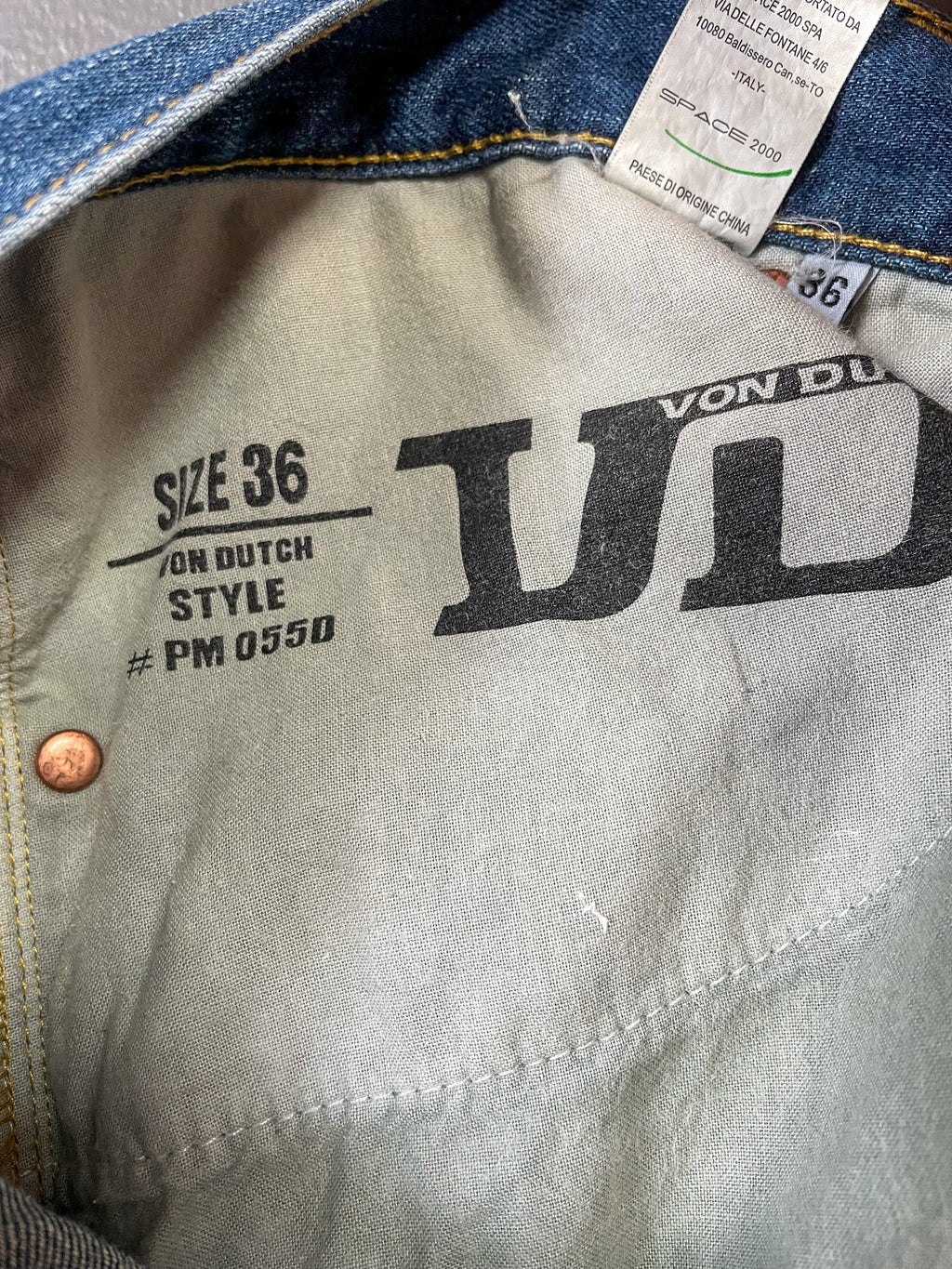 Von Dutch Denim Jeans - 36 (Extra Large)