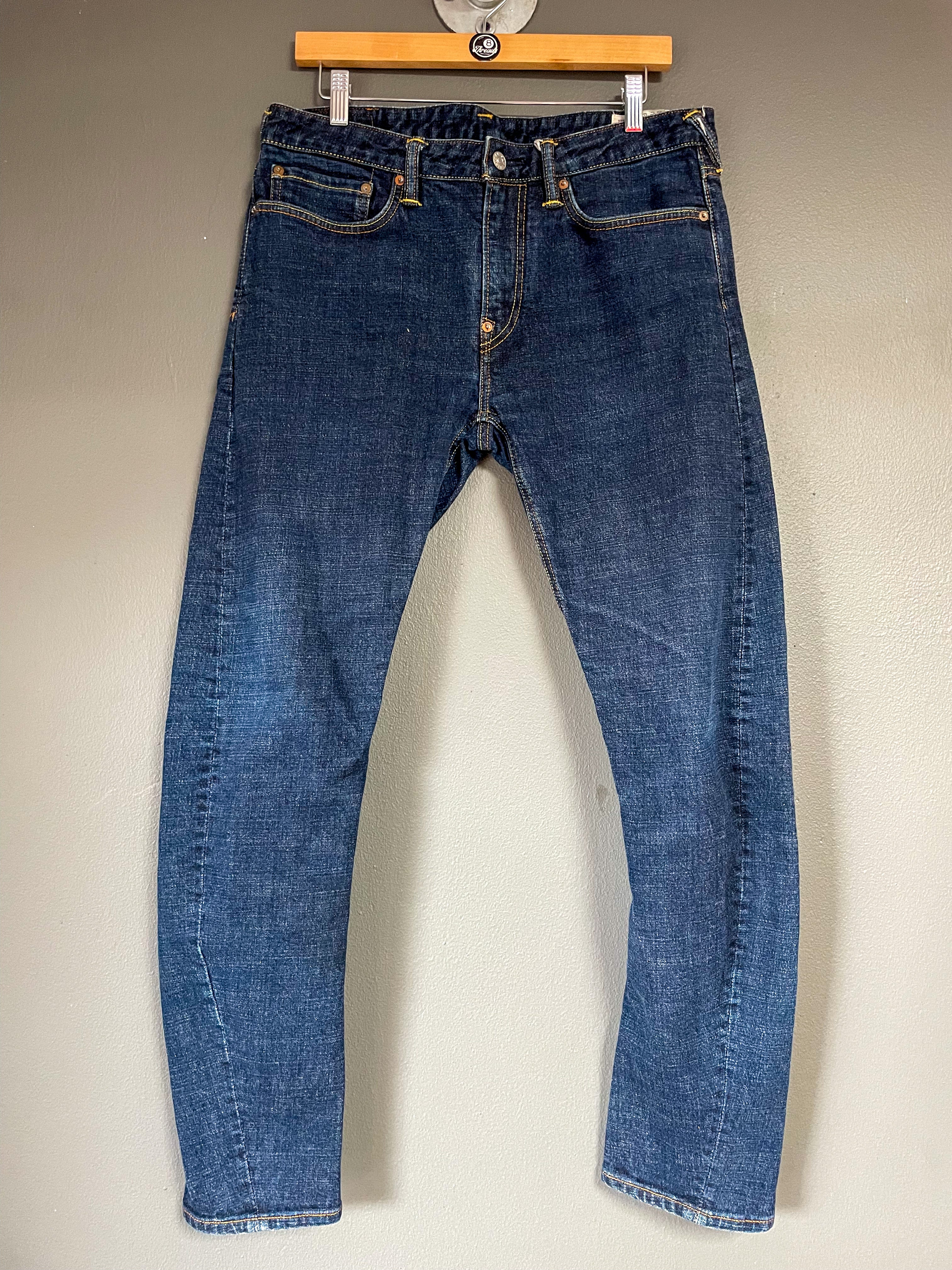 Evisu Japan Seagull Print Pocket Jeans - 34 (Large)