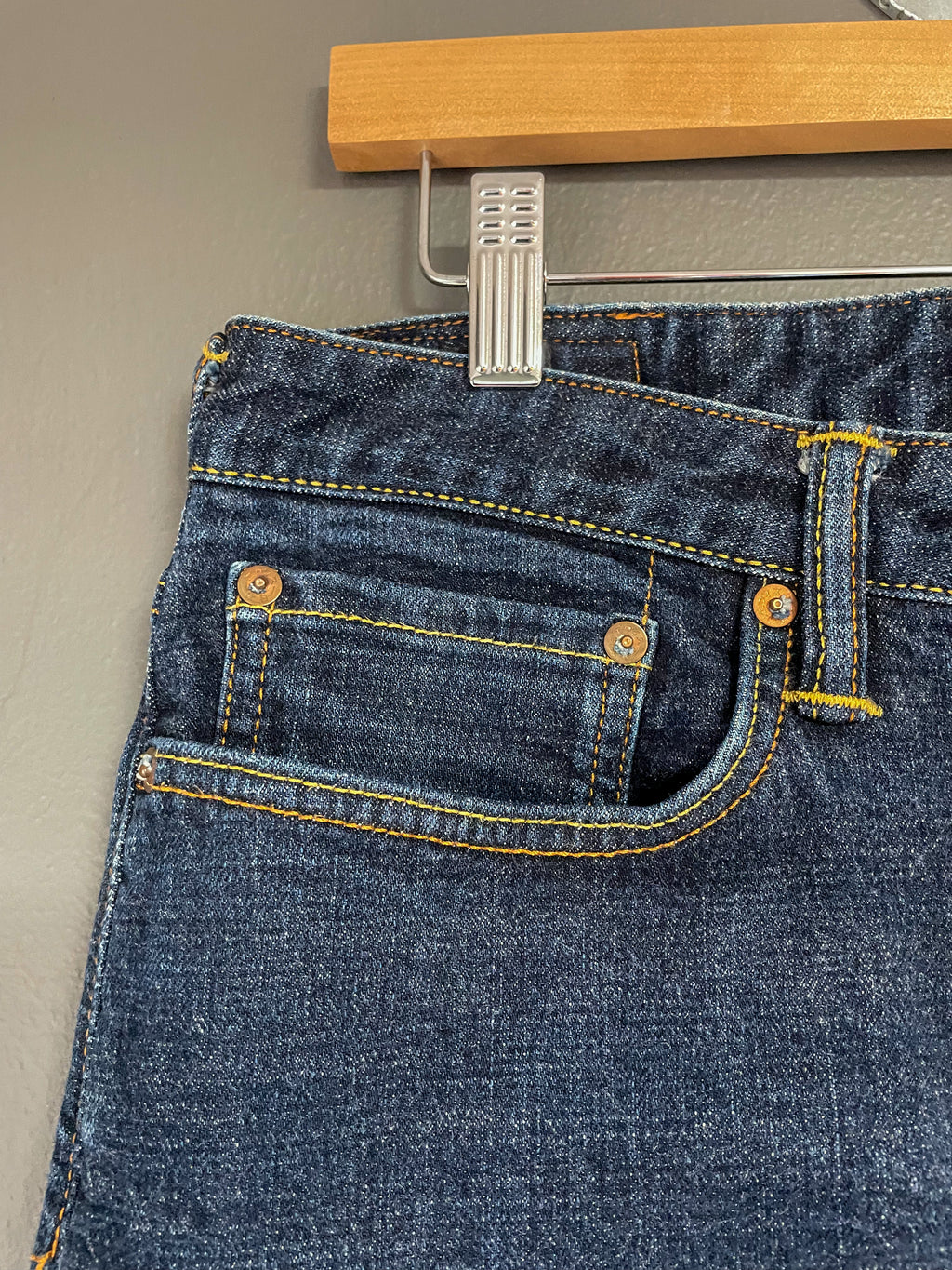 Evisu Japan Seagull Print Pocket Jeans - 34 (Large)