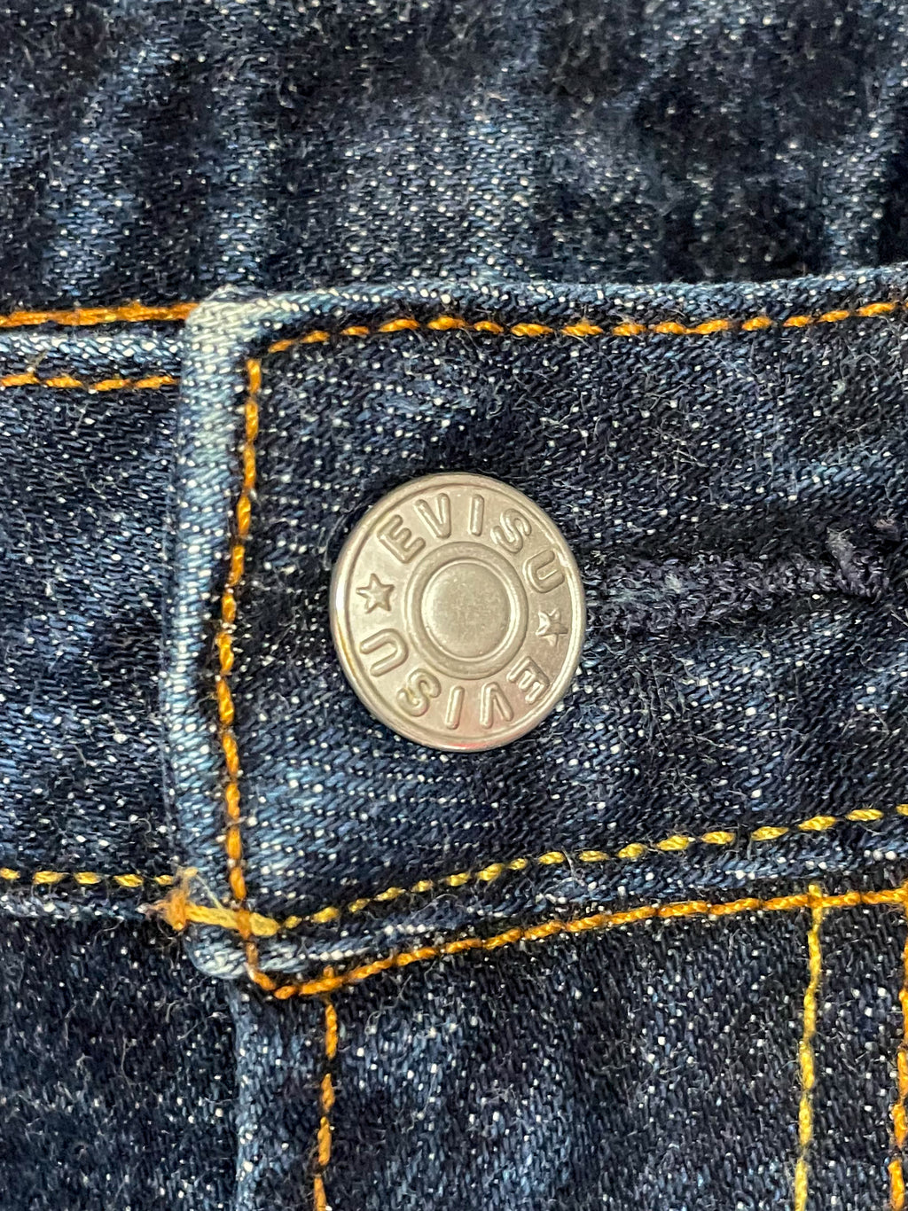 Evisu Japan Seagull Print Pocket Jeans - 34 (Large)