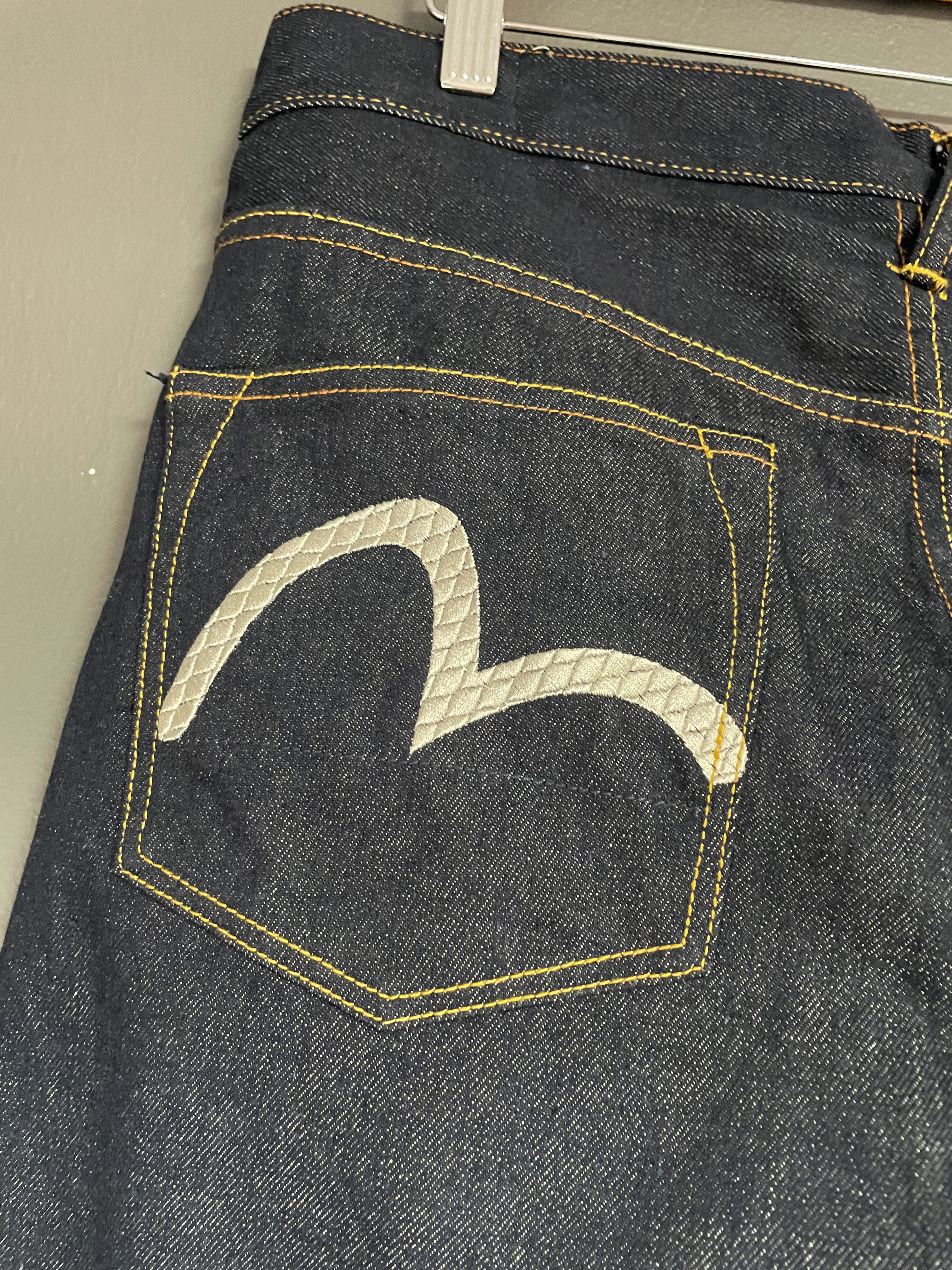 Evisu Japan Dragon Embriodered Jeans -34 (Large)
