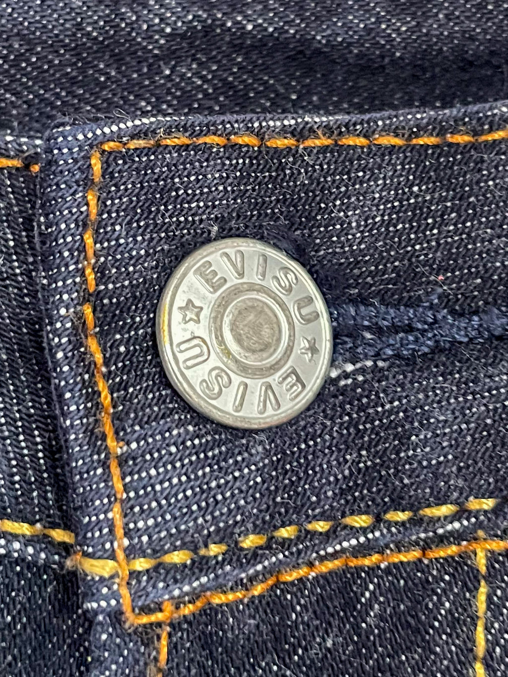 Evisu Japan Seagull Print Pocket Jeans - 28 (Small)