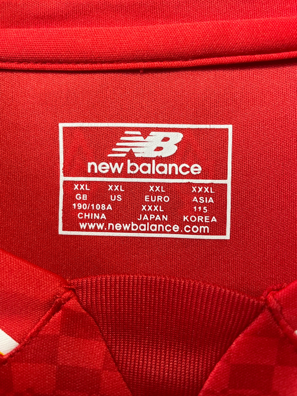 Liverpool FC 2015/16 New Balance Home Football Jersey - XXL