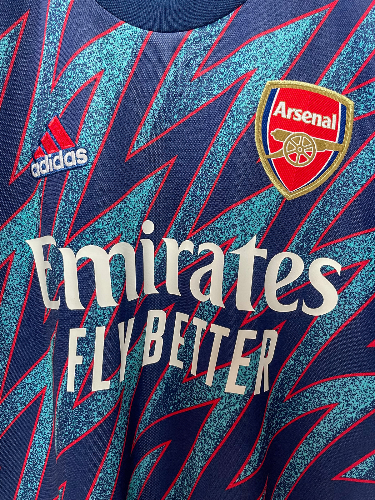 Arsenal 2021/22 Adidas Third Kit Football Jersey - Small