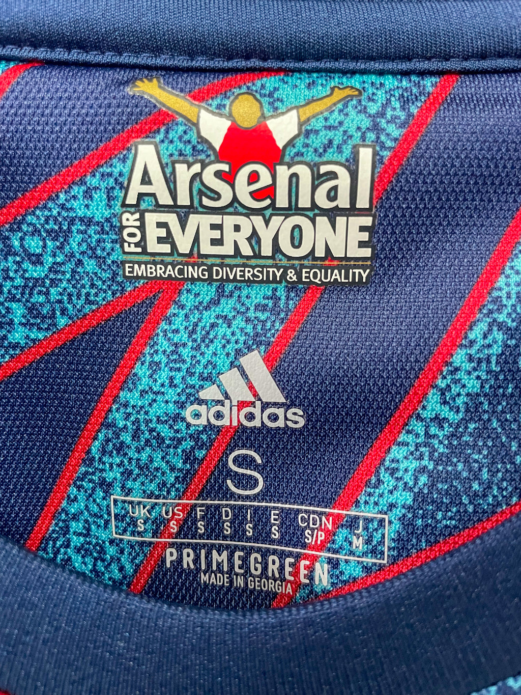 Arsenal 2021/22 Adidas Third Kit Football Jersey - Small