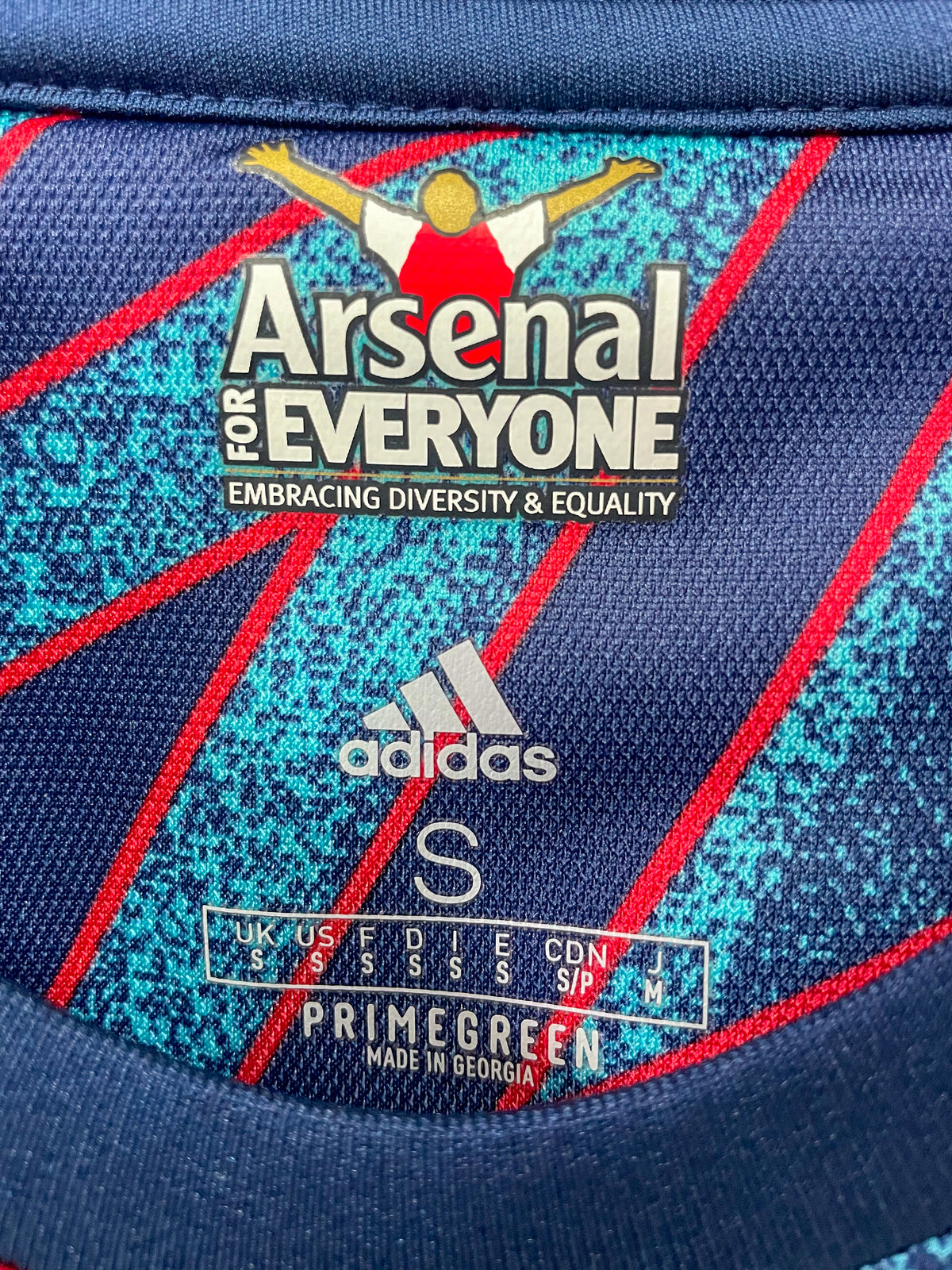 Arsenal 2021/22 Adidas Third Kit Football Jersey - Small