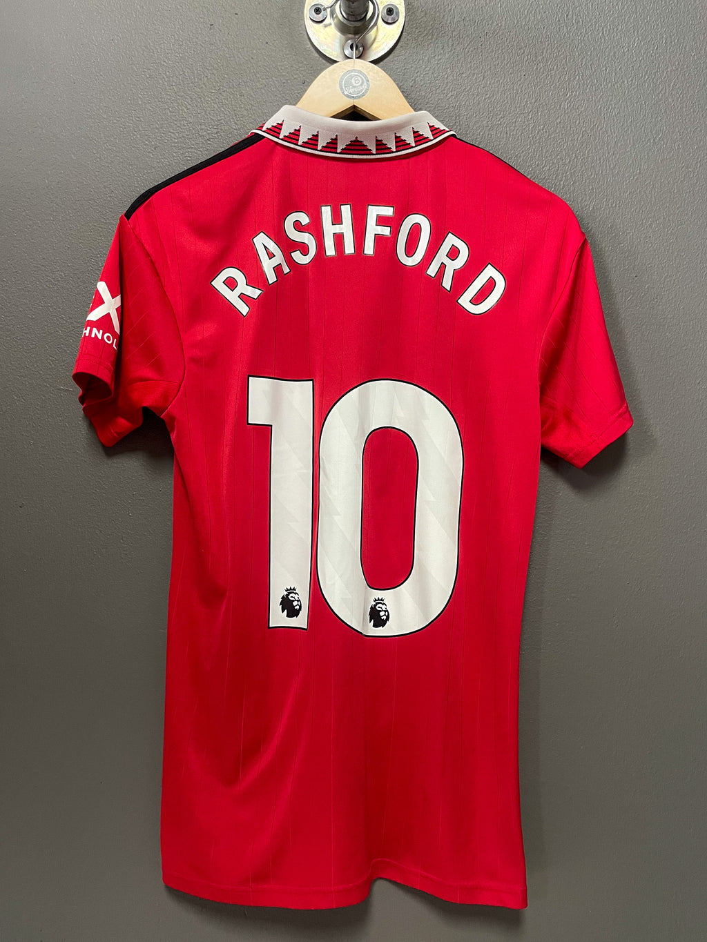 Manchester United 2022/23 Rashford Adidas Home Football Jersey - Small