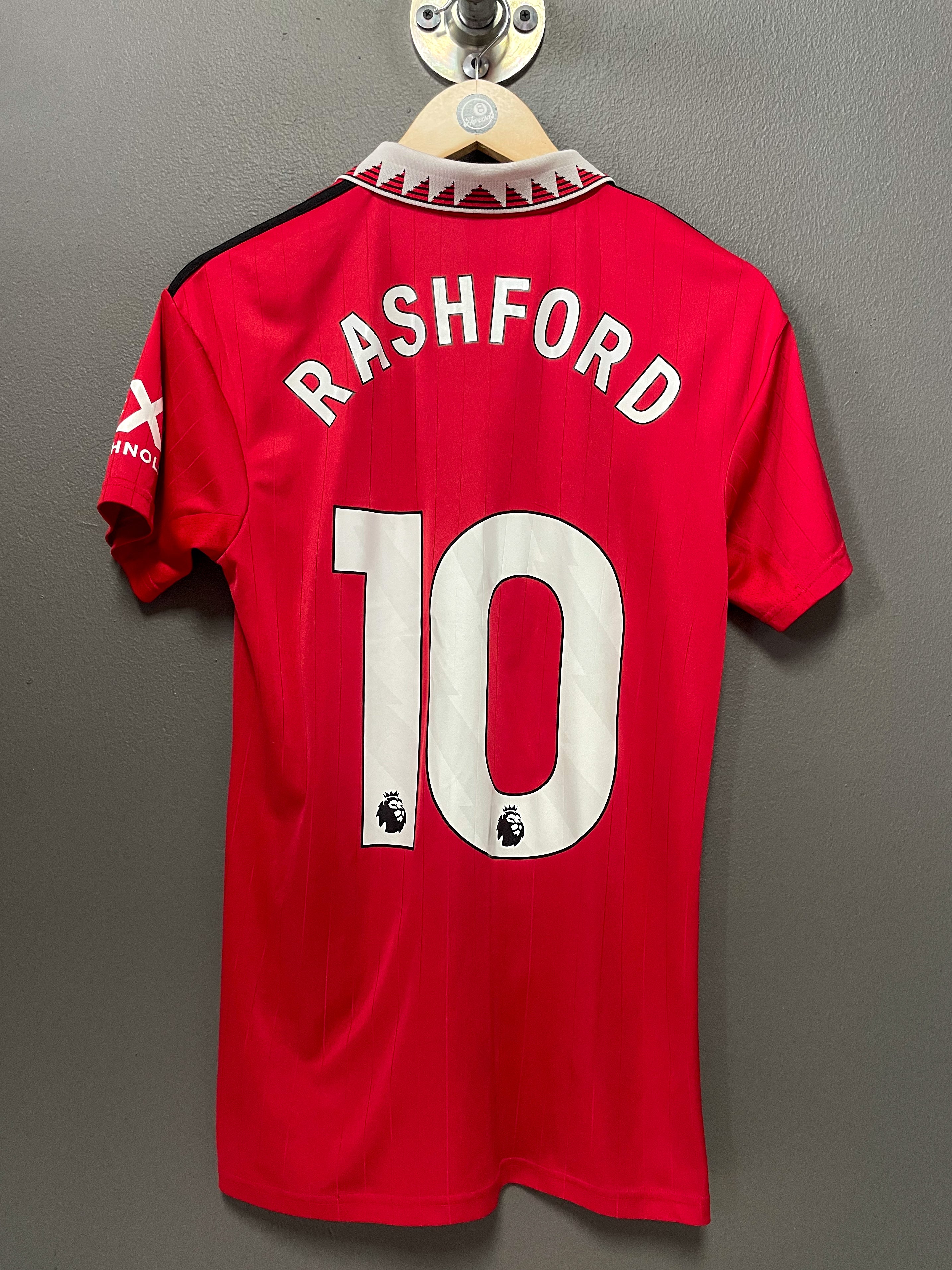 Manchester United 2022/23 Rashford Adidas Home Football Jersey - Small