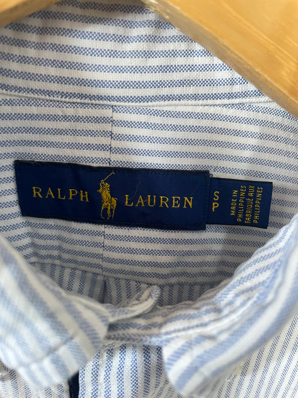 Polo Ralph Lauren Stripe Crest L/S Shirt - Medium