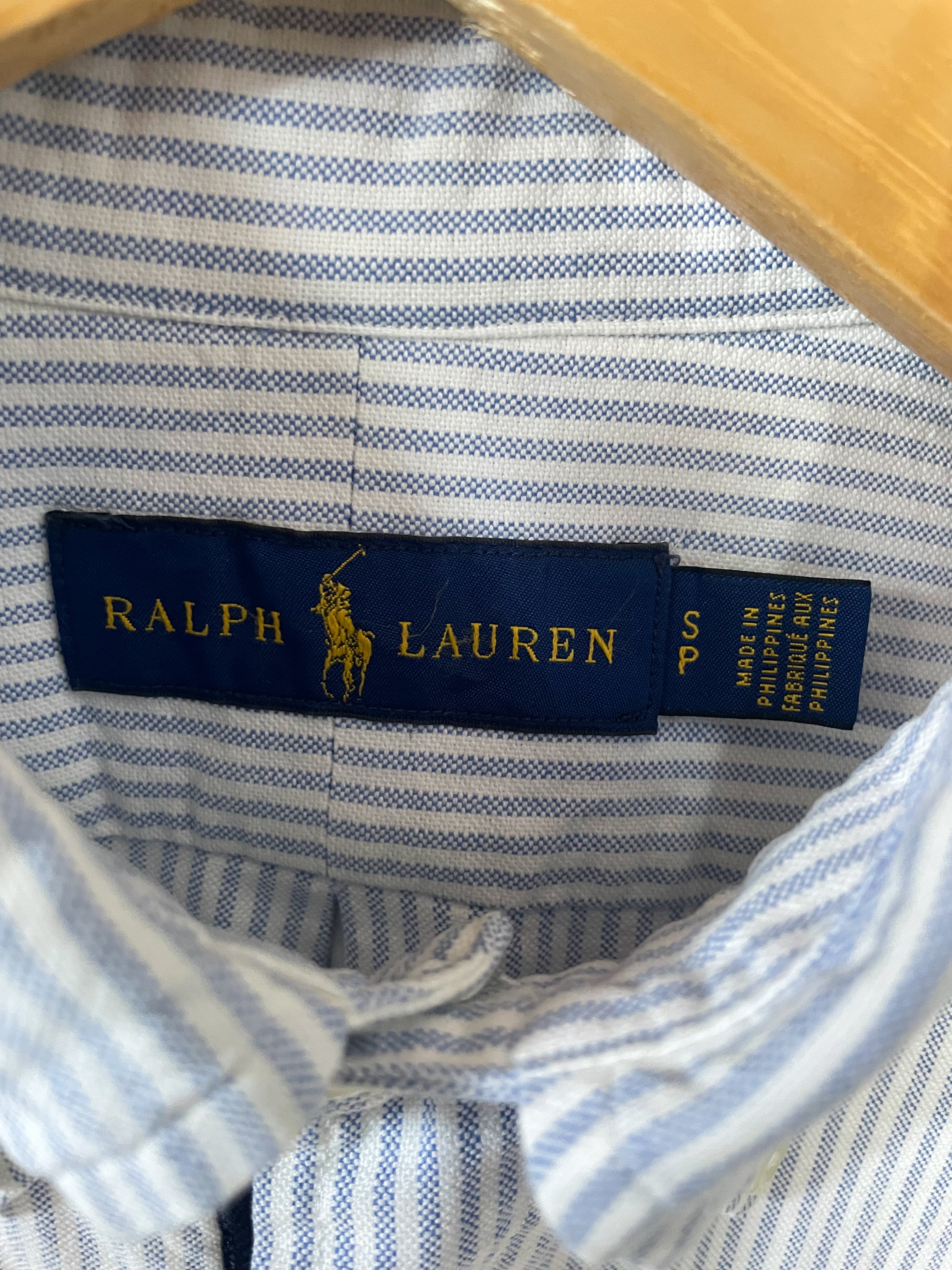 Polo Ralph Lauren Stripe Crest L/S Shirt - Medium