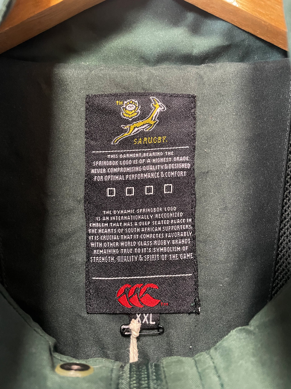 Springbok Canterbury Rugby Jacket - XXL