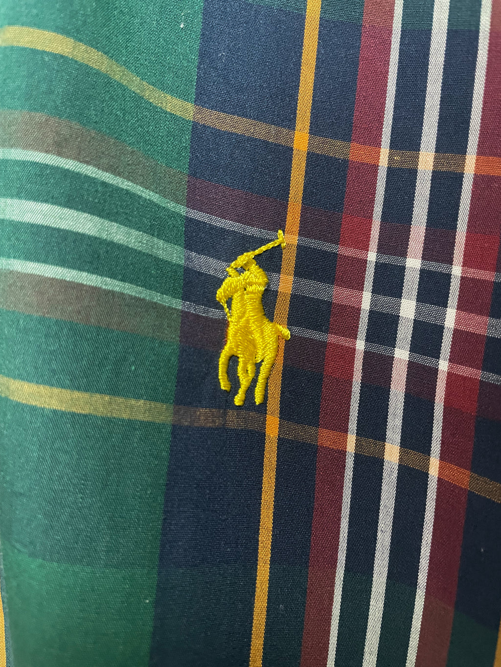 Polo Ralph Lauren Tartan Small Pony L/S Shirt - Large
