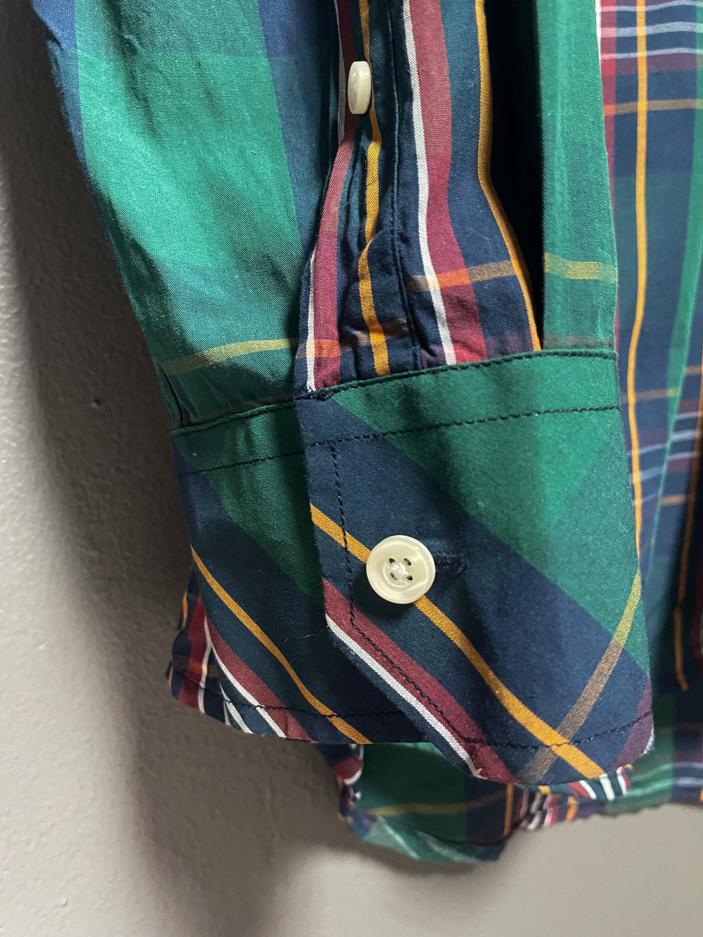 Polo Ralph Lauren Tartan Small Pony L/S Shirt - Large