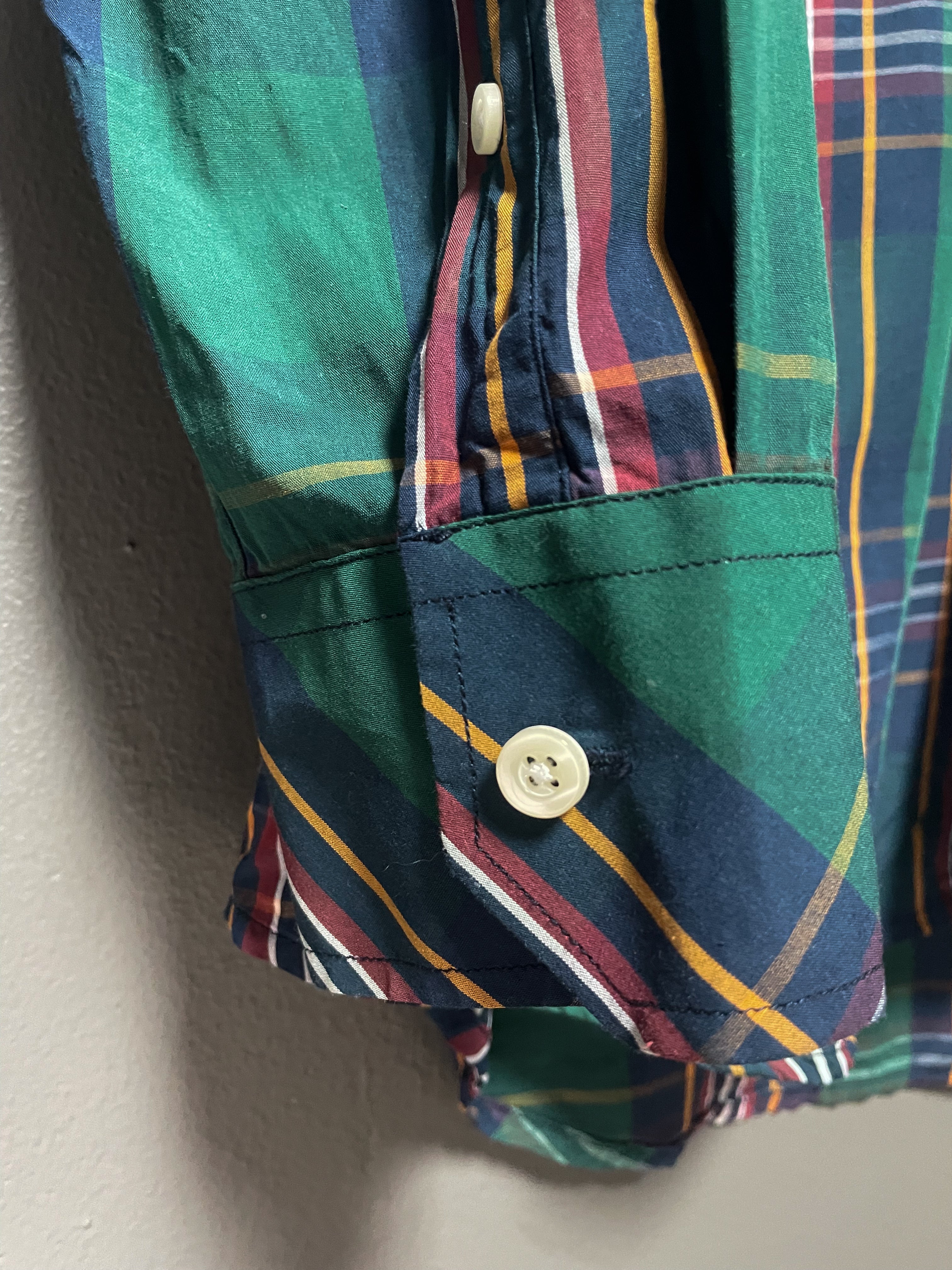 Polo Ralph Lauren Tartan Small Pony L/S Shirt - Large
