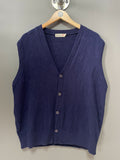 Pringle Wool Cardigan Vest - Large