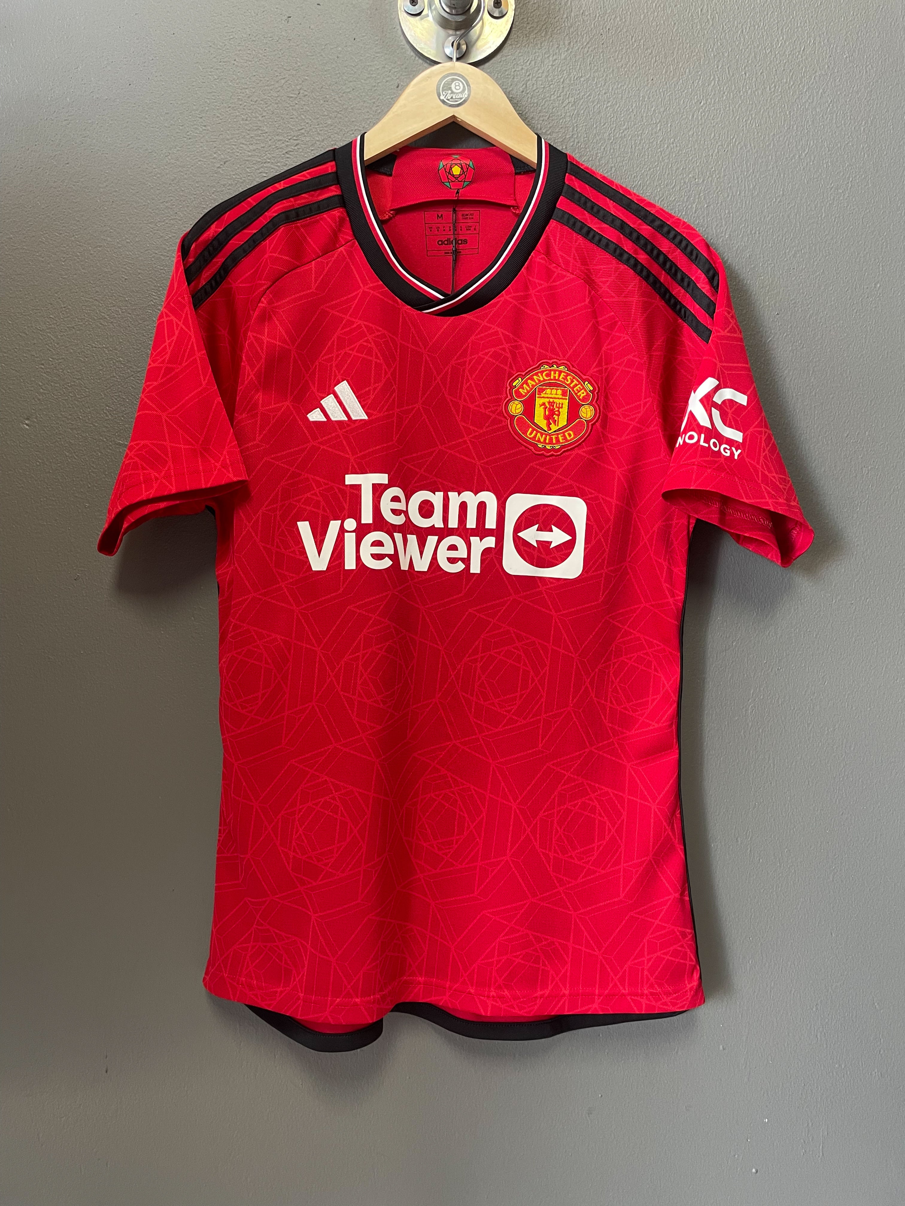 Manchester United 2023/24 Adidas Home Football Jersey - Medium
