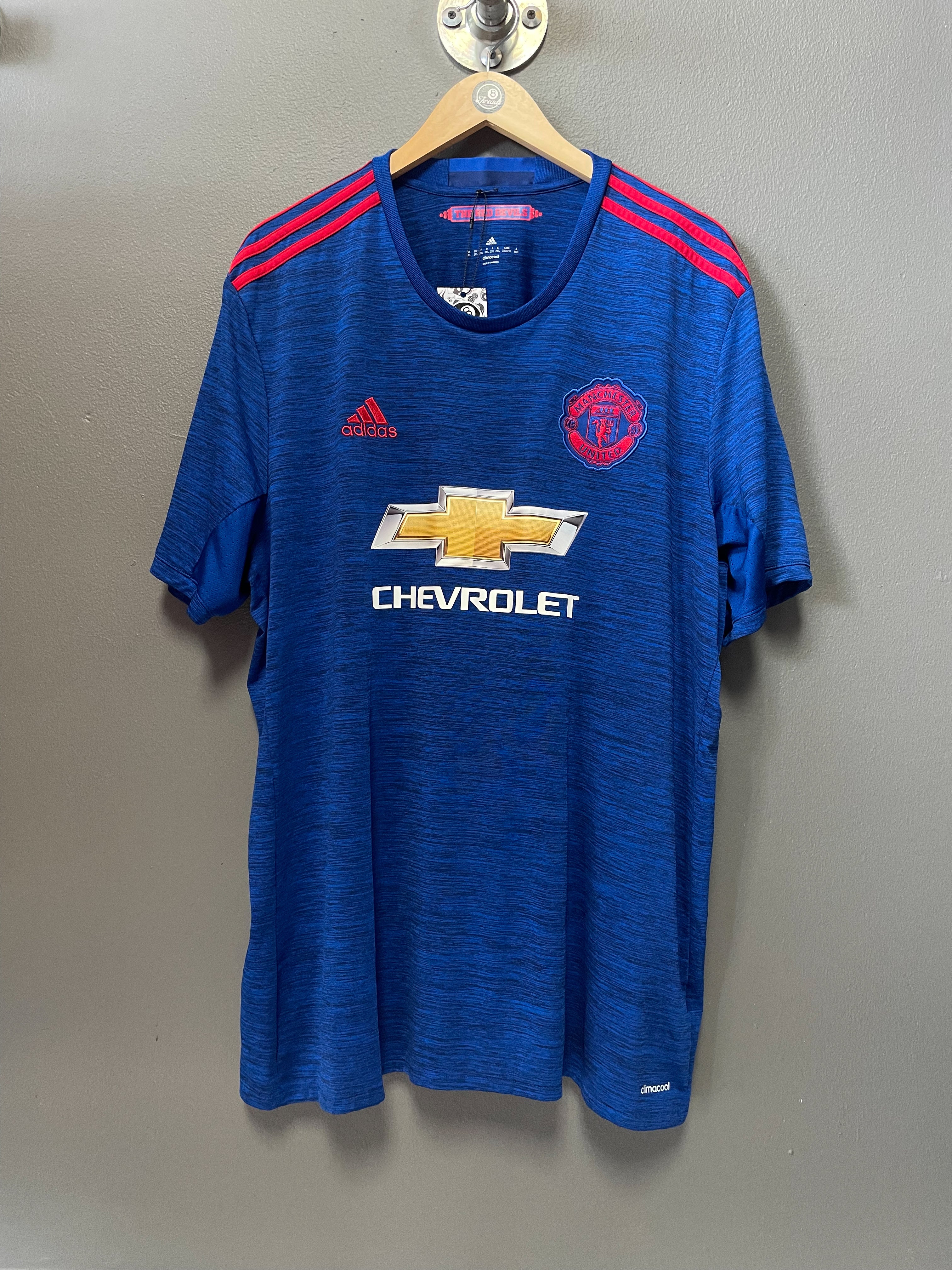 Manchester United 2016/17 Adidas Away Football Jersey - XXL