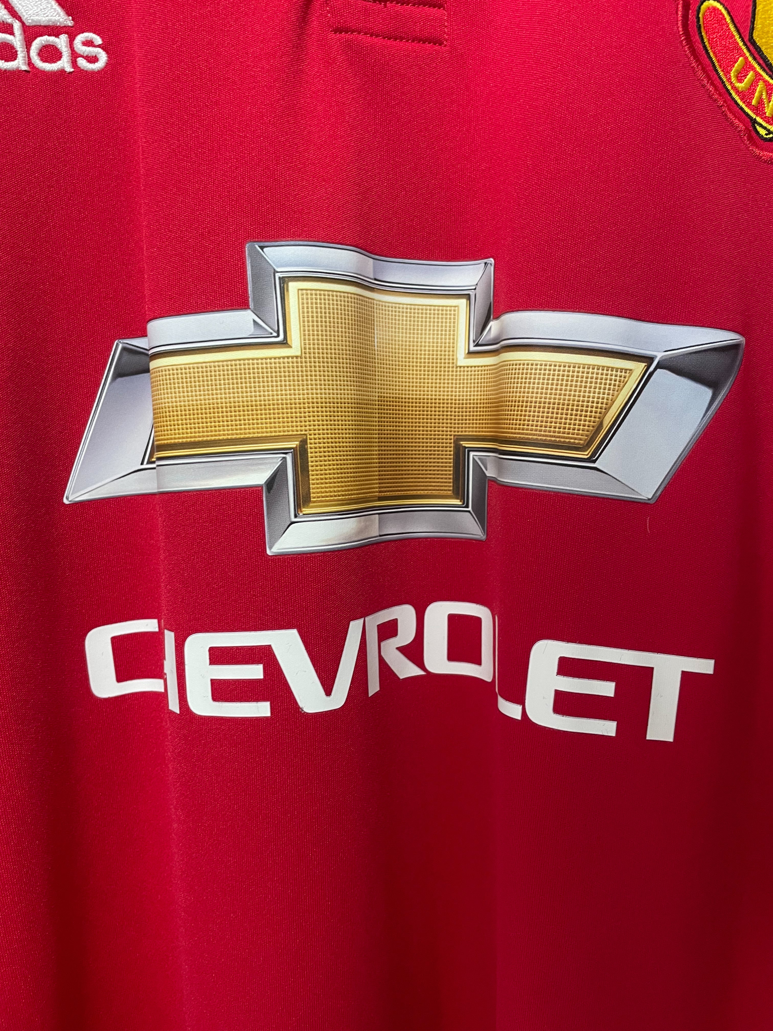 Manchester United 2017/18 Adidas Home Longsleeve Football Jersey - XXL